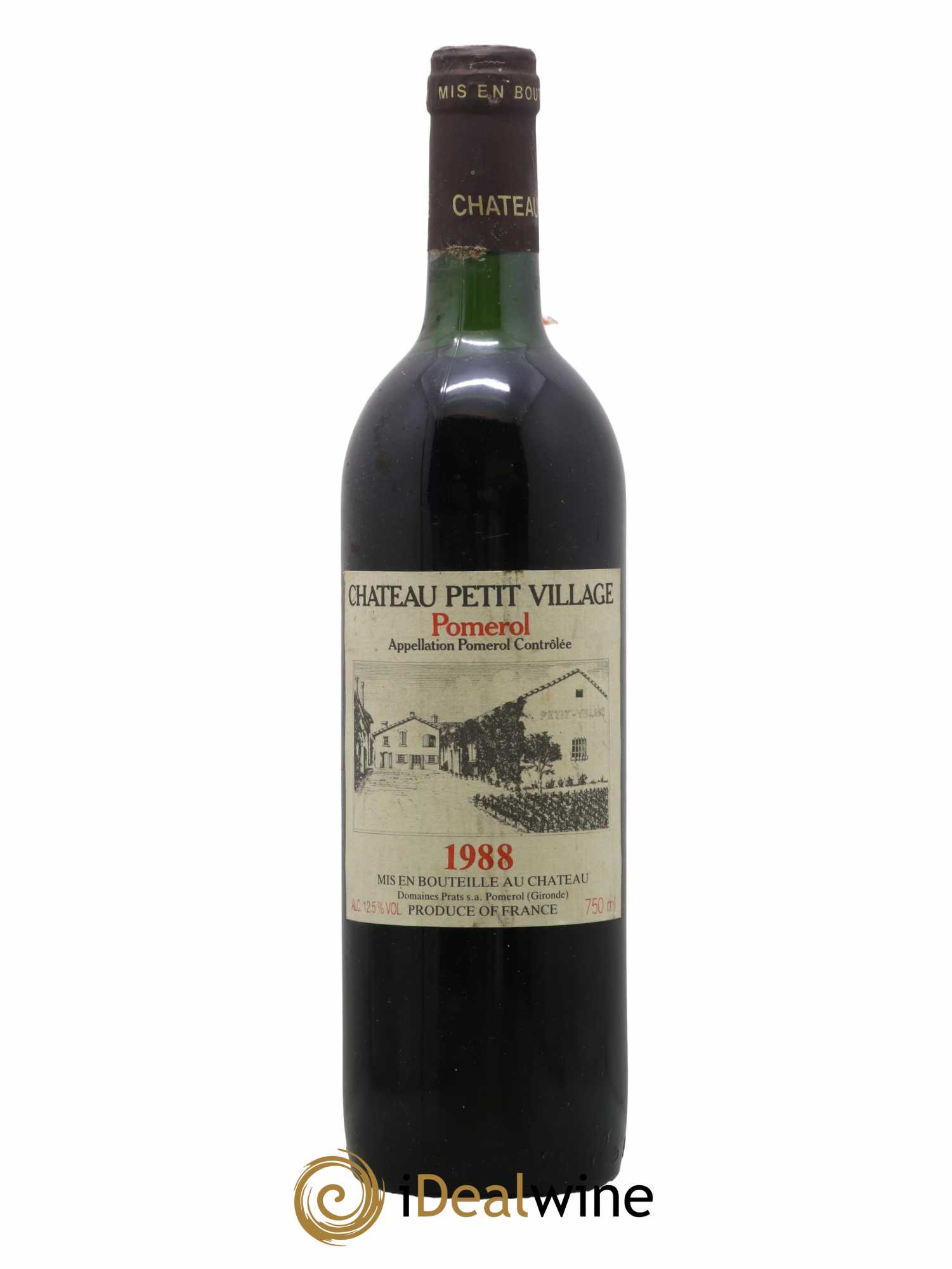 Château Petit Village 1988 - Lot de 1 bouteille - 0