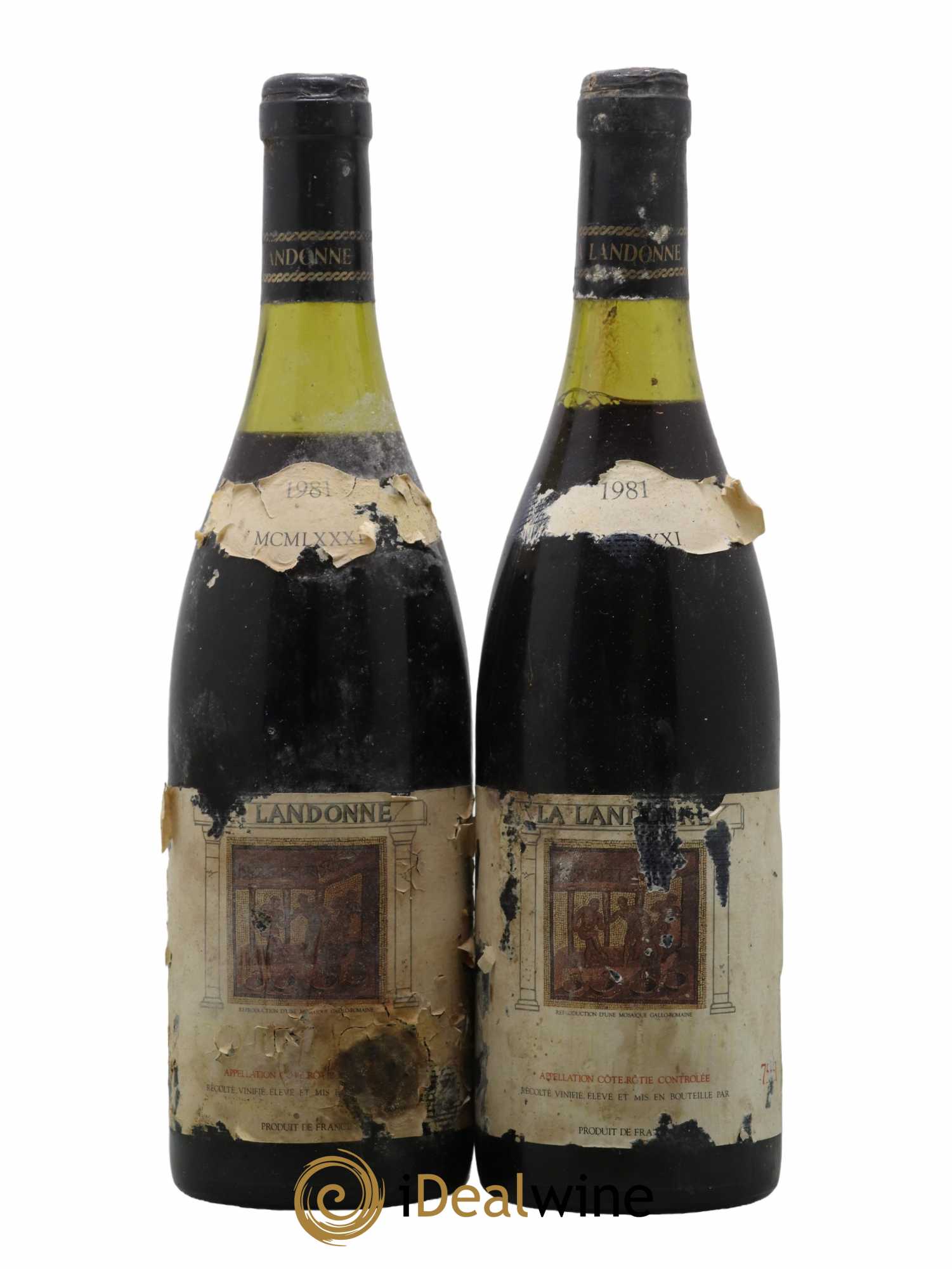 Côte-Rôtie La Landonne Guigal 1981 - Lot de 2 bouteilles - 0