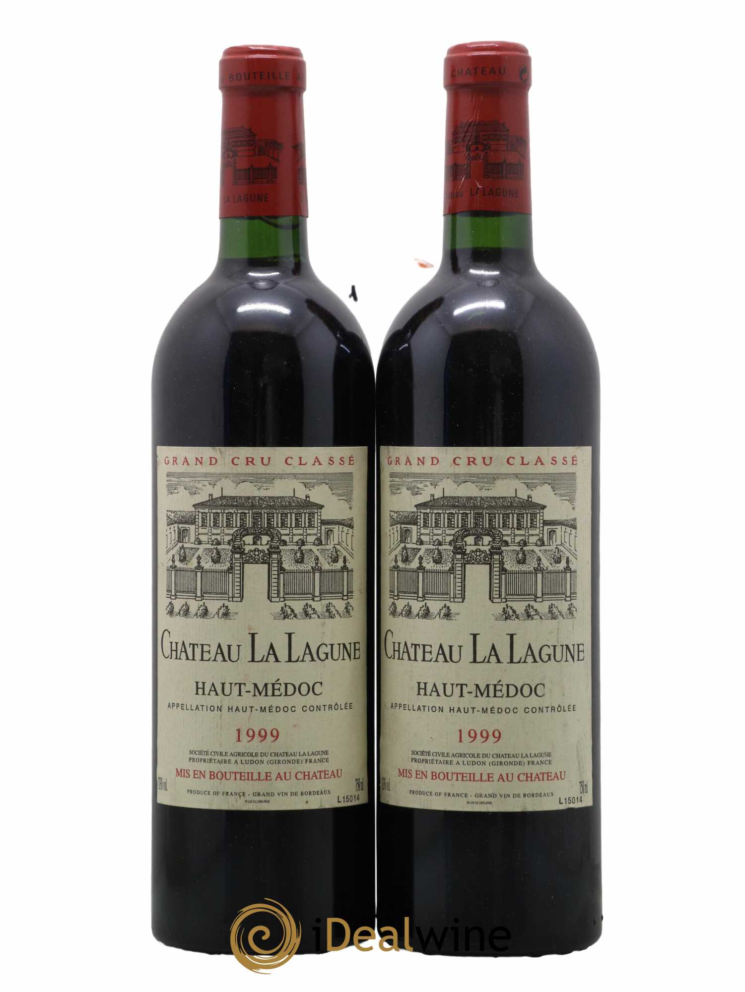Château la Lagune 3ème Grand Cru Classé 1999 - Lot de 2 bouteilles - 0