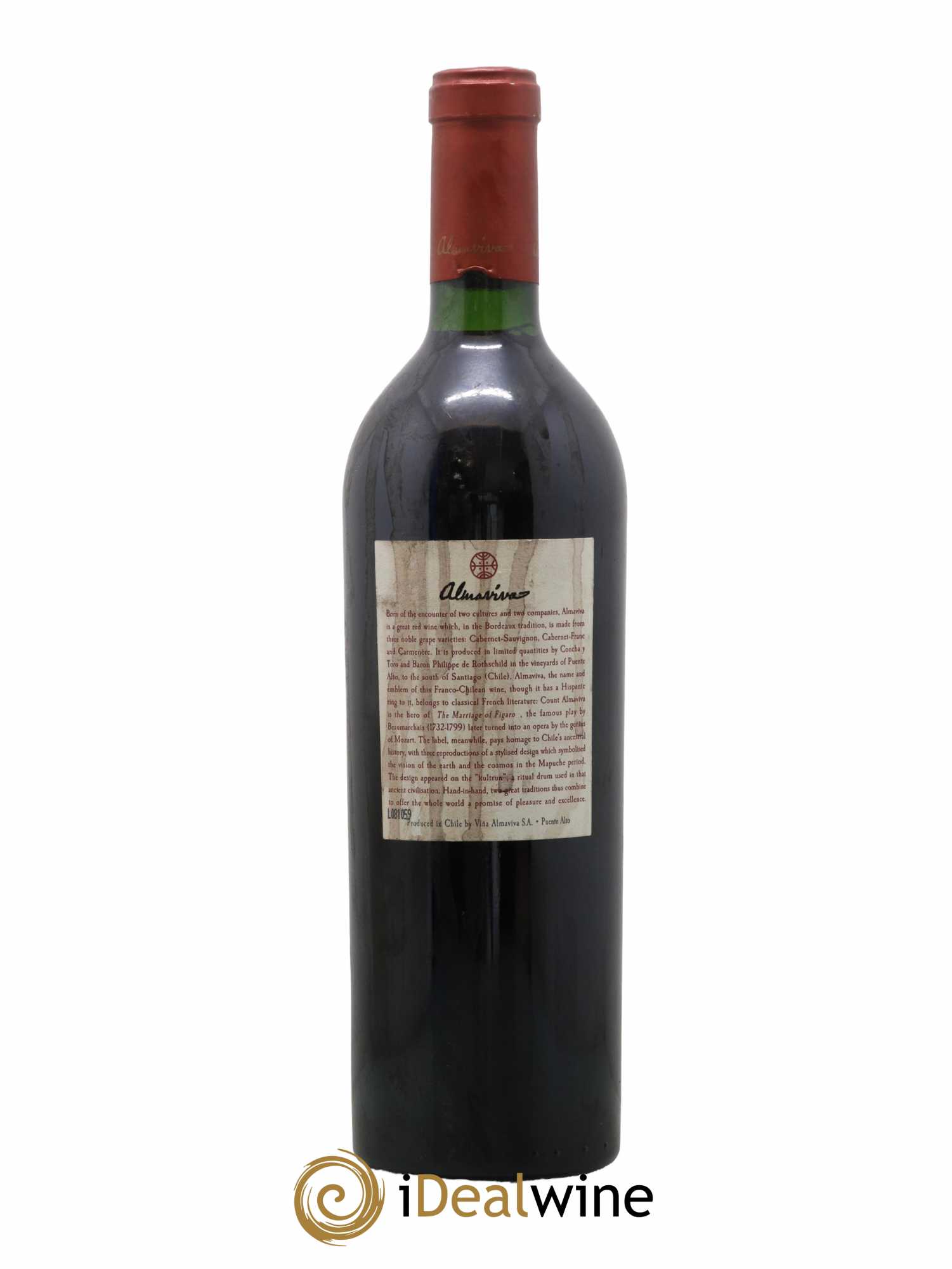 Chili Almaviva Baron P. de Rothschild Concha y Toro 1999 - Lot of 1 bottle - 1