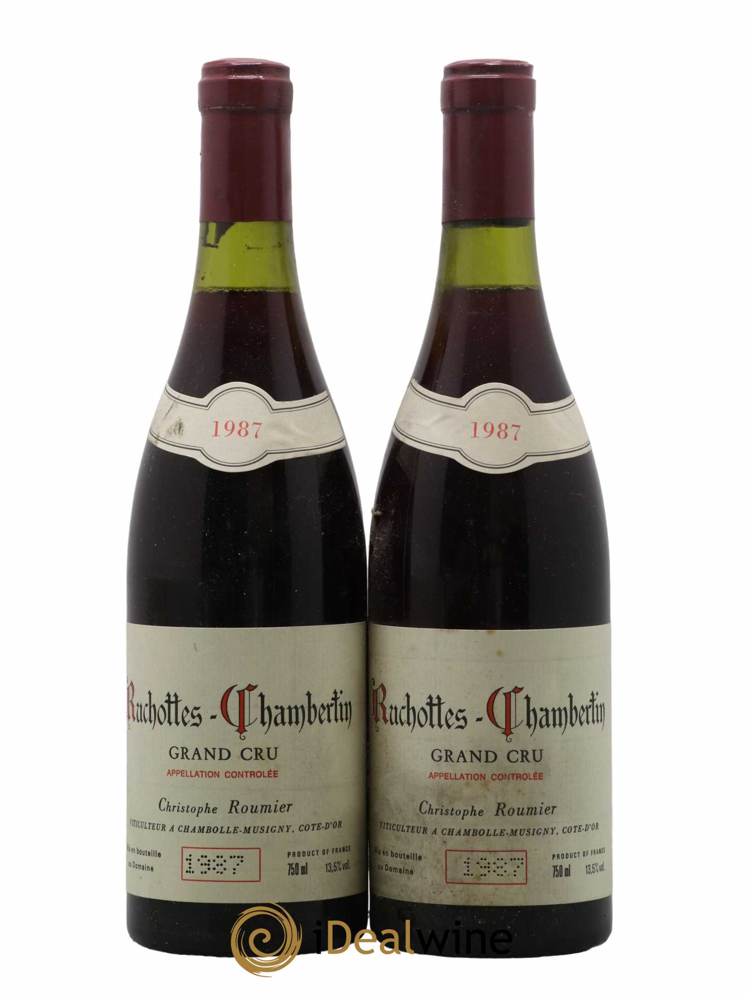 Ruchottes-Chambertin Grand Cru Christophe Roumier 1987 - Posten von 2 Flaschen - 0