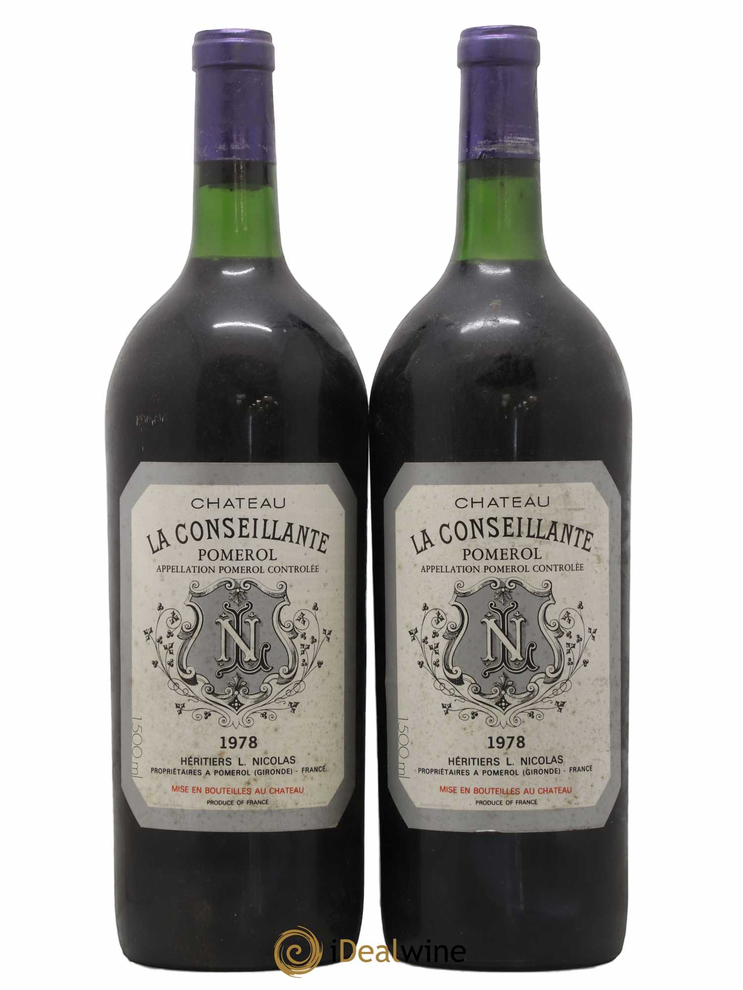 Château la Conseillante 1978 - Lot de 2 magnums - 0