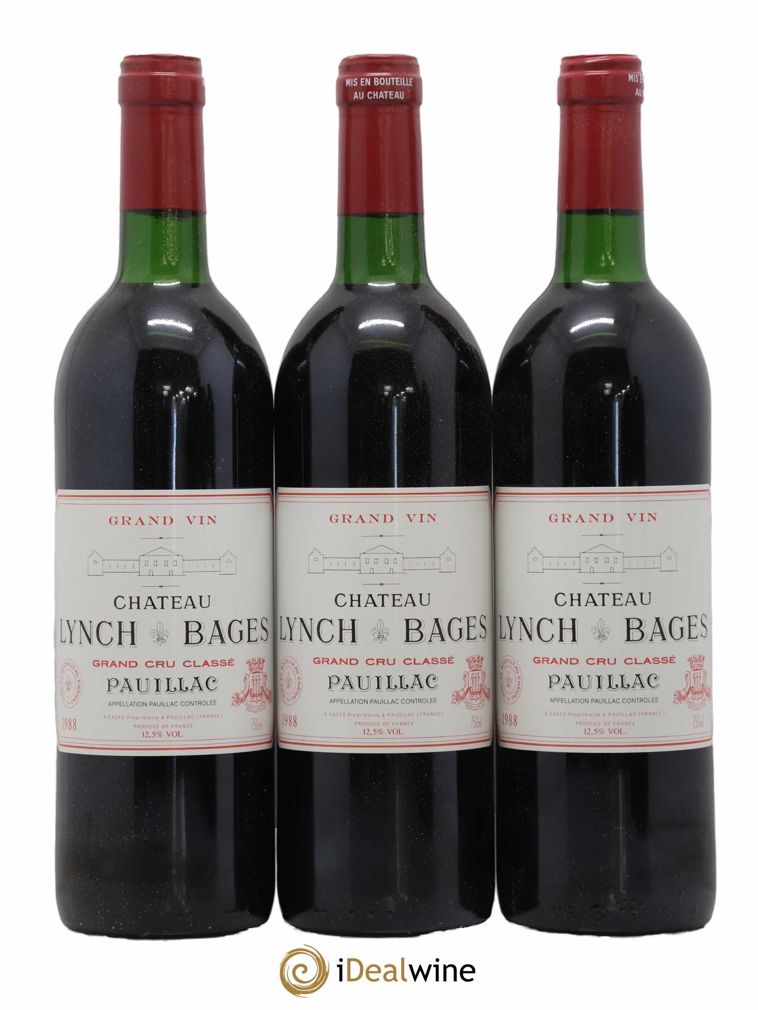 Château Lynch Bages 5ème Grand Cru Classé 1988 - Lot de 6 bouteilles - 2