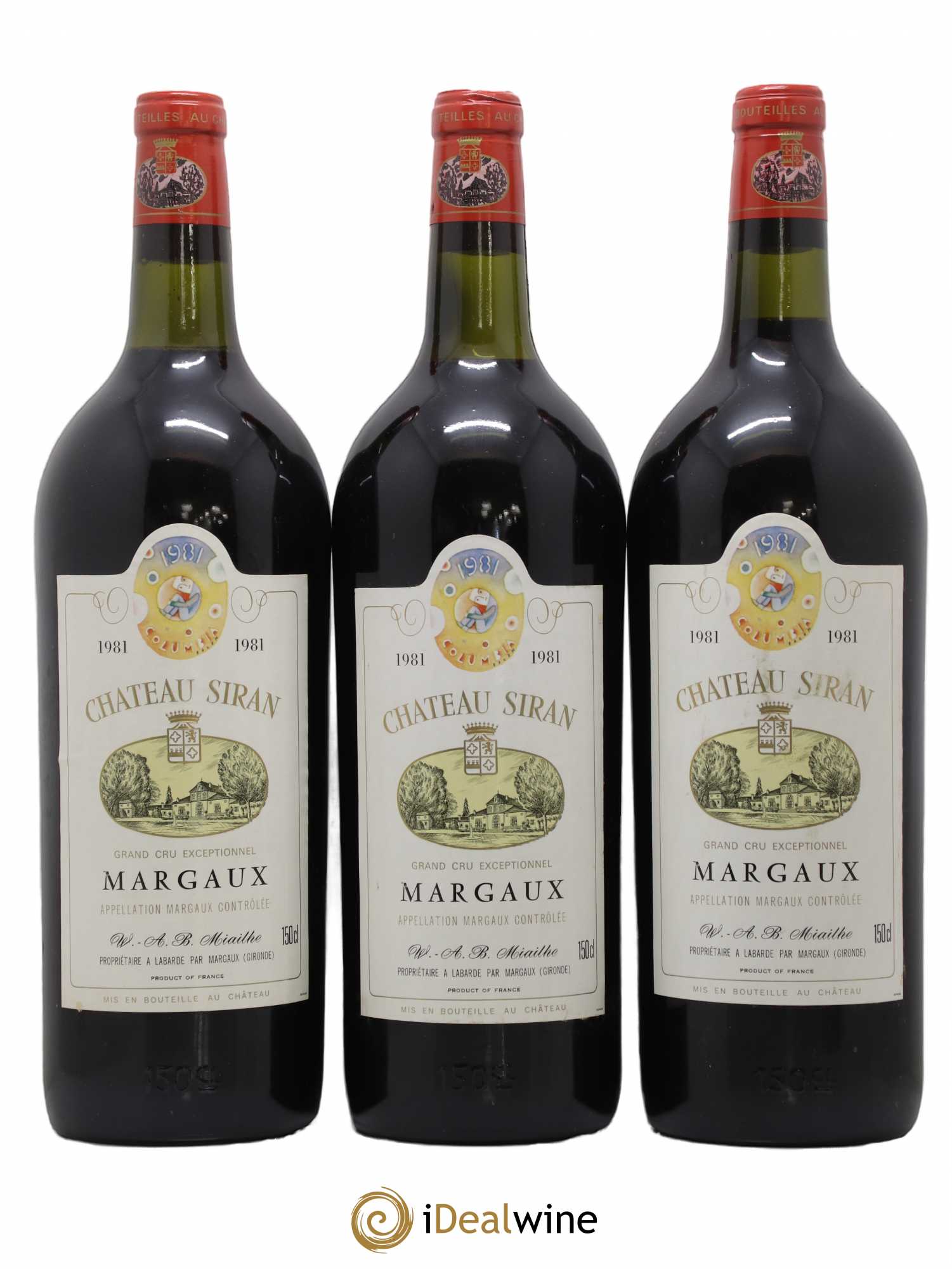 Château Siran 1981 - Lot de 3 magnums - 0