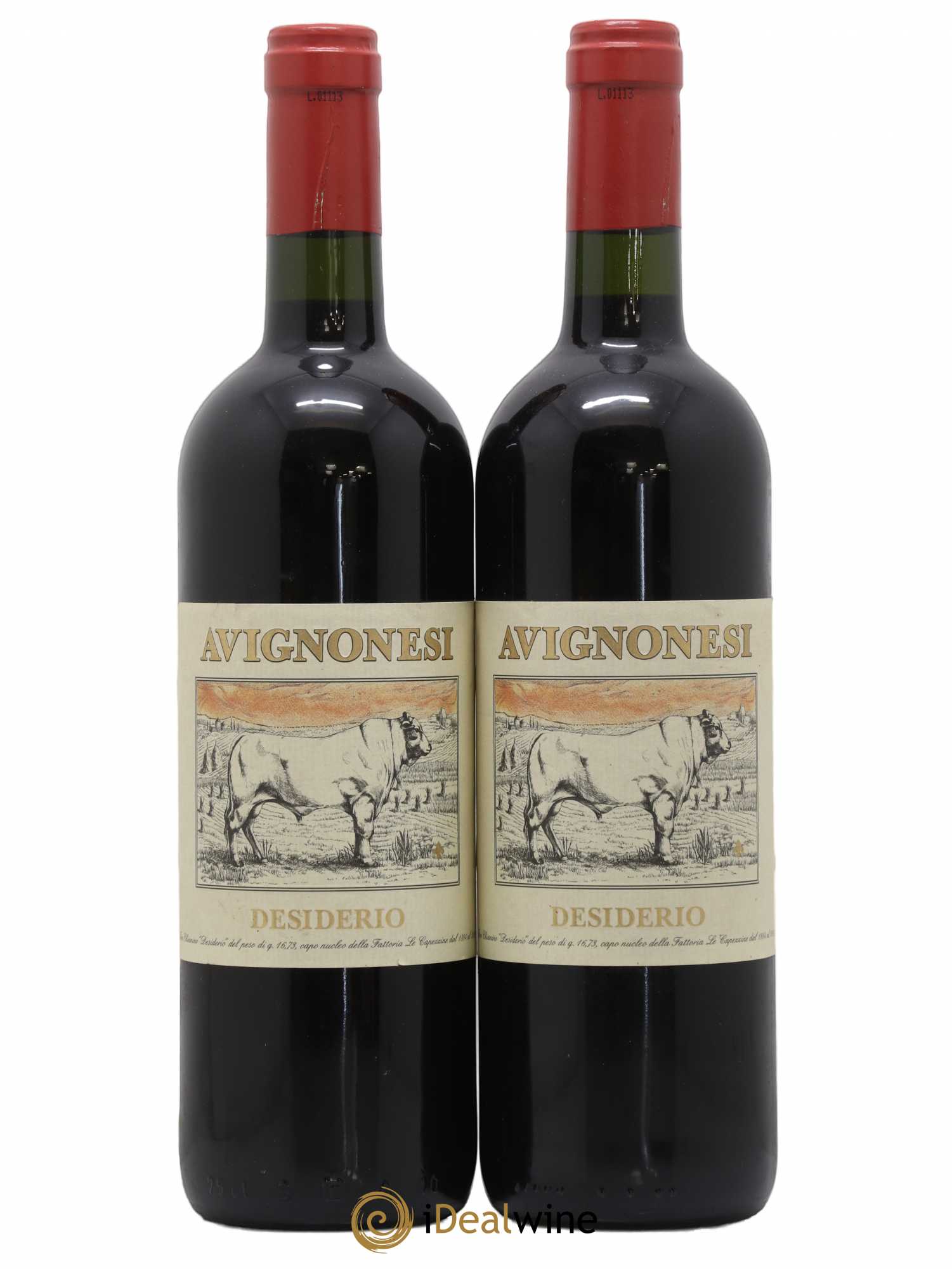 Toscana IGT Avignonesi Desiderio 1998 - Lot de 2 bouteilles - 0