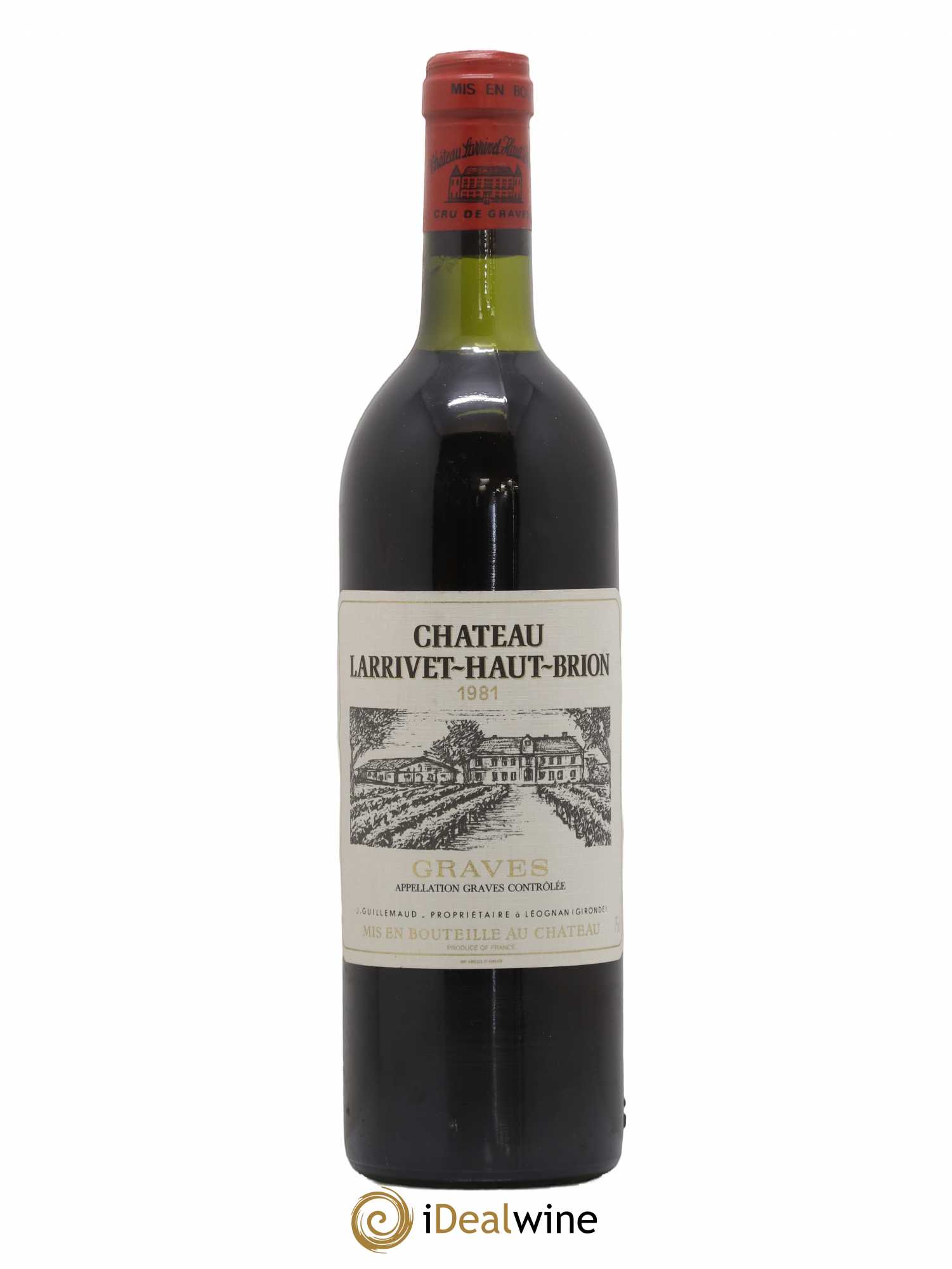 Château Larrivet Haut-Brion 1981 - Lot de 1 bouteille - 0