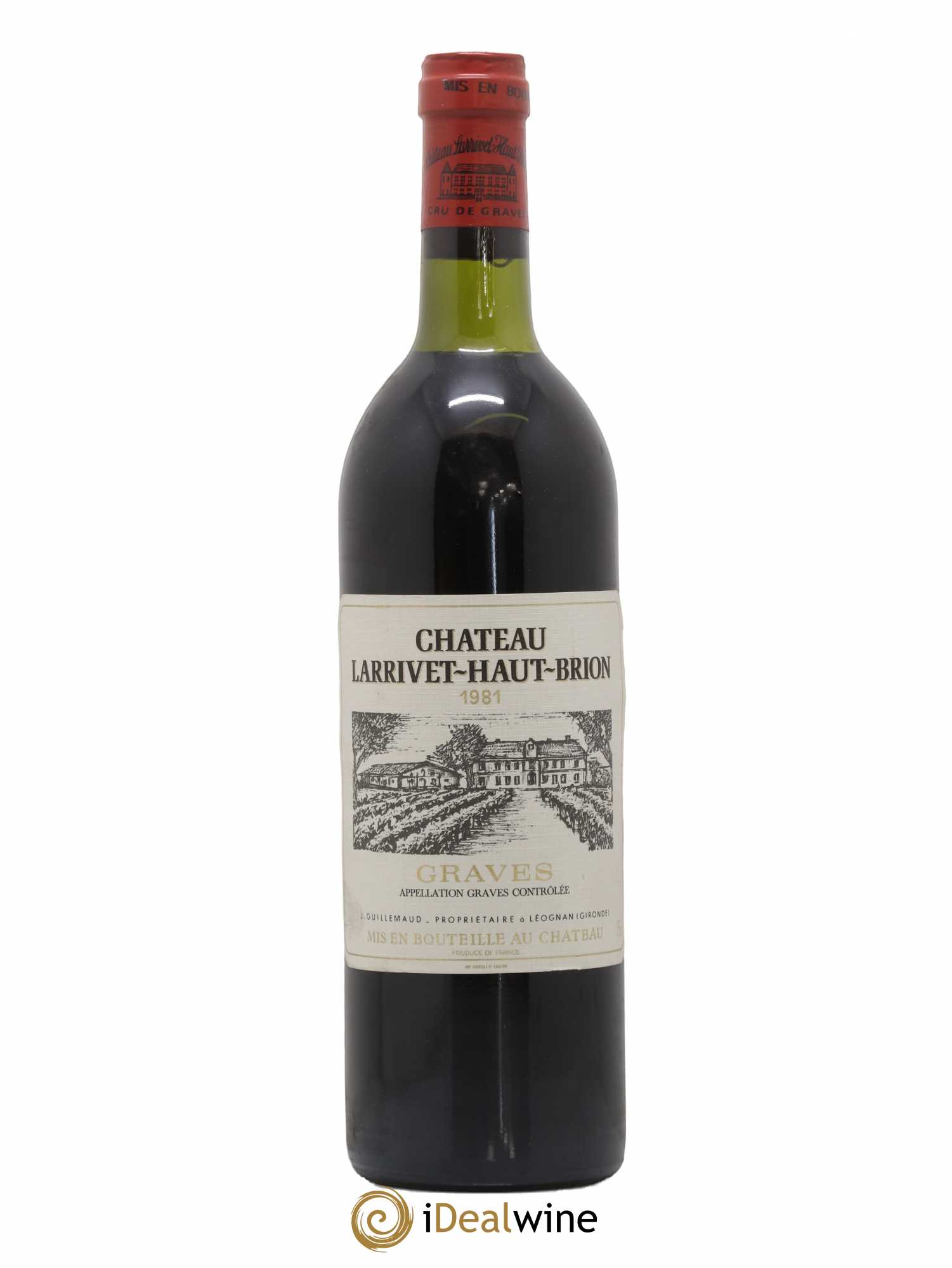 Château Larrivet Haut-Brion 1981 - Lot de 1 bouteille - 0