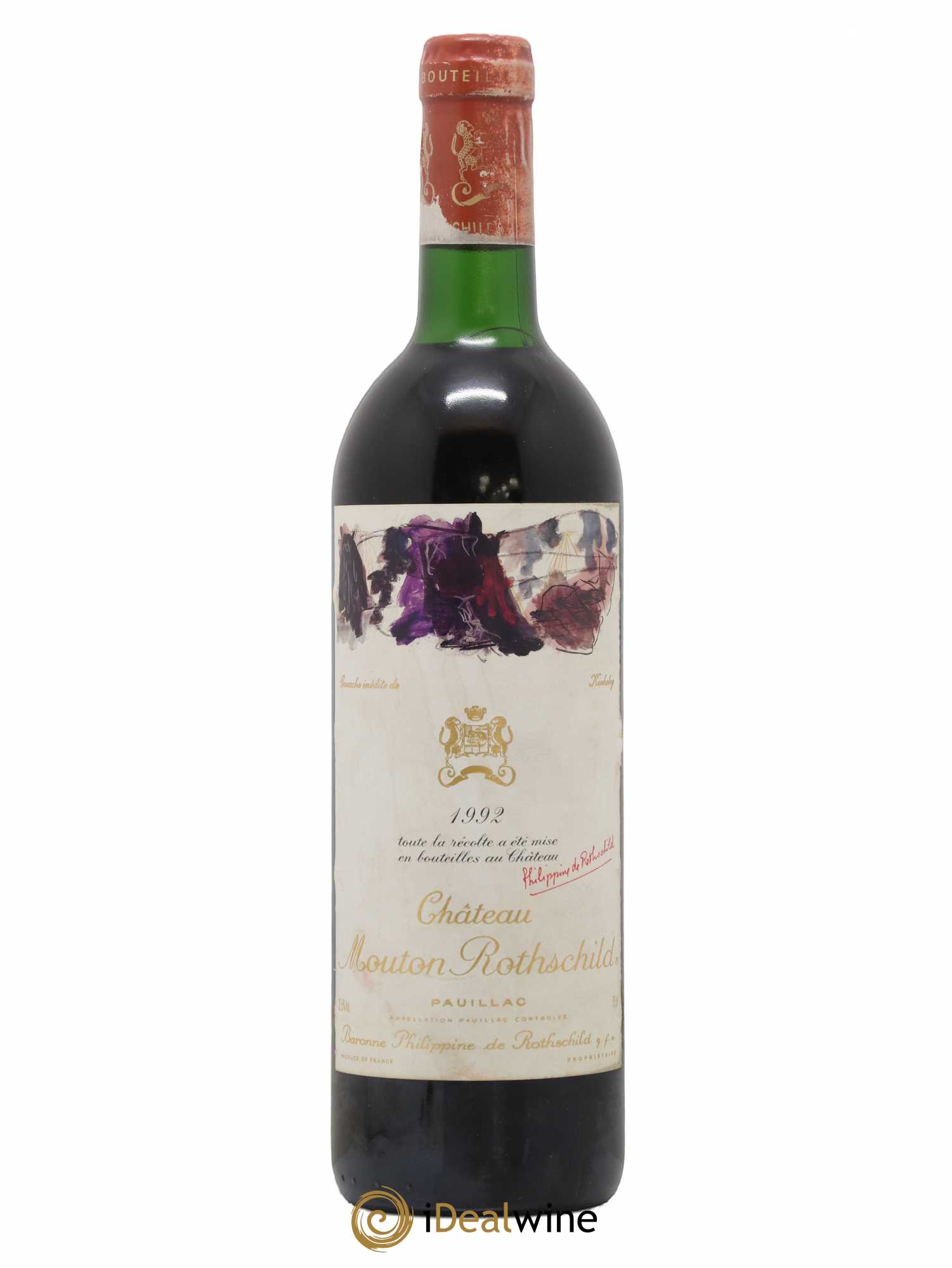 Château Mouton Rothschild 1er Grand Cru Classé 1992 - Lot de 1 bouteille - 0