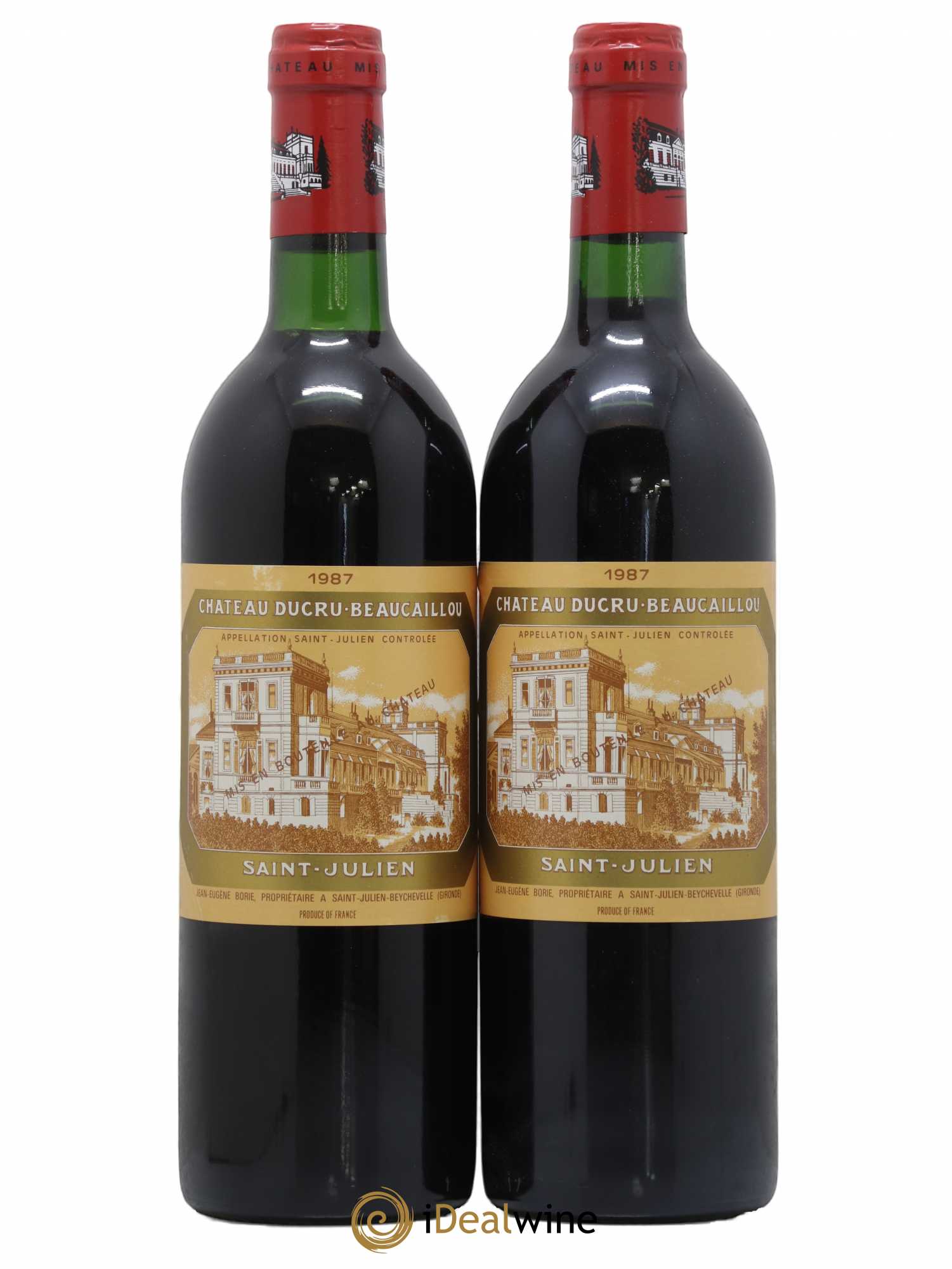 Château Ducru Beaucaillou 2ème Grand Cru Classé 1987 - Lot de 2 bouteilles - 0