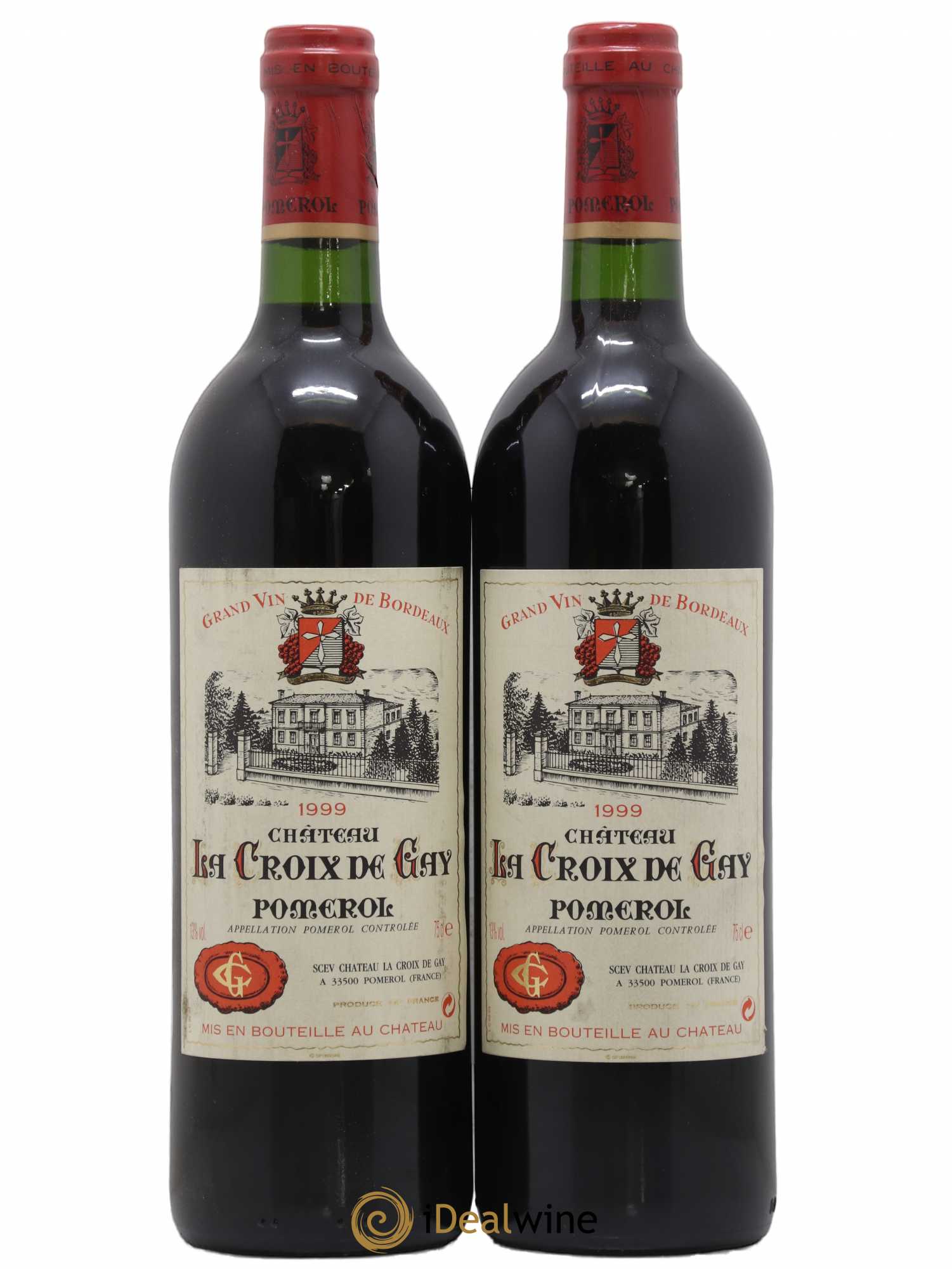 Château la Croix de Gay 1999 - Lot de 2 bouteilles - 0