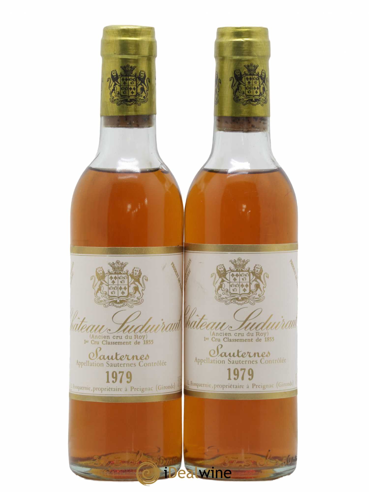 Château Suduiraut 1er Grand Cru Classé 1979 - Posten von 2 Demi-Flaschen - 0