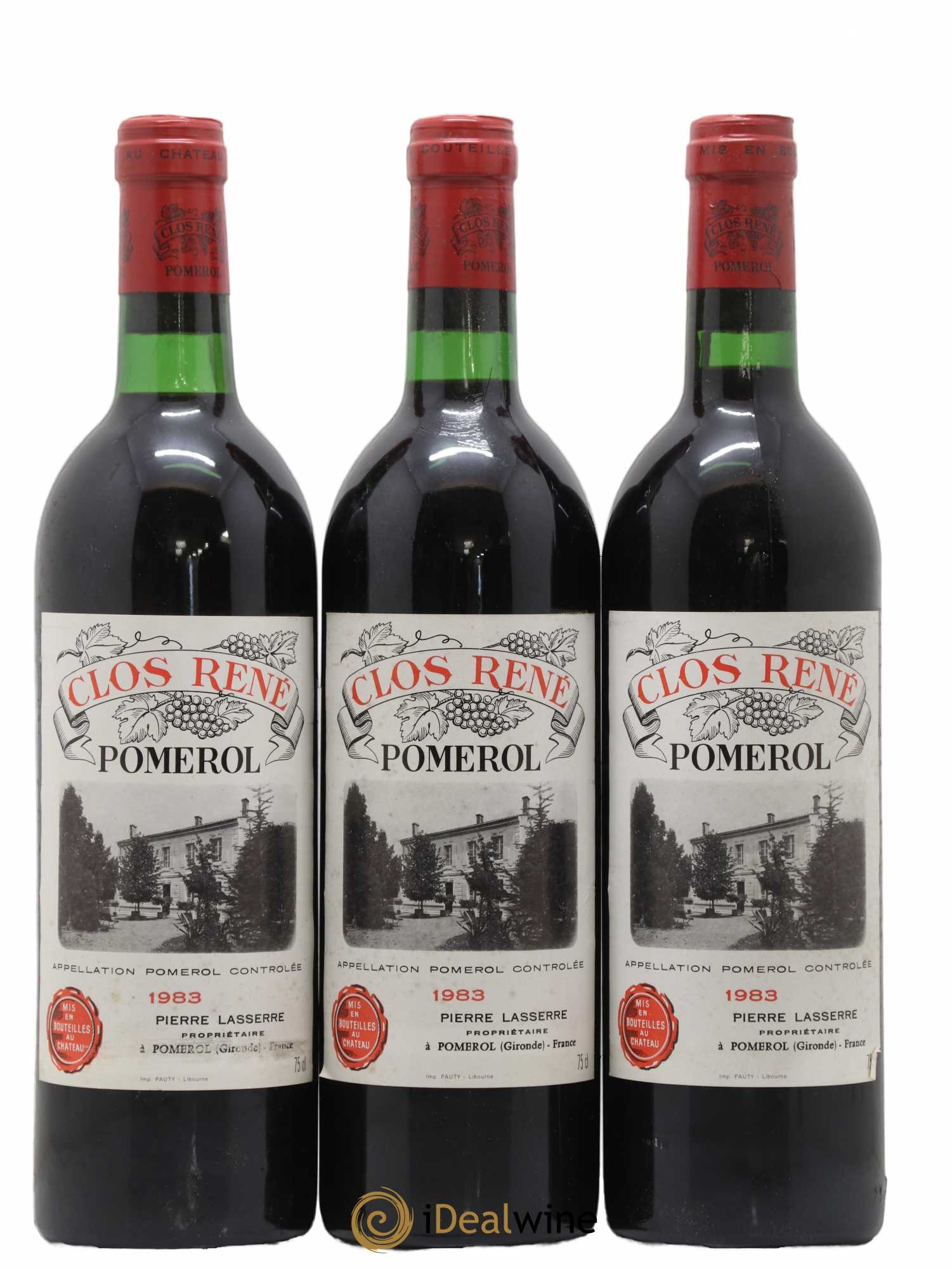 Clos René 1983 - Posten von 12 Flaschen - 2