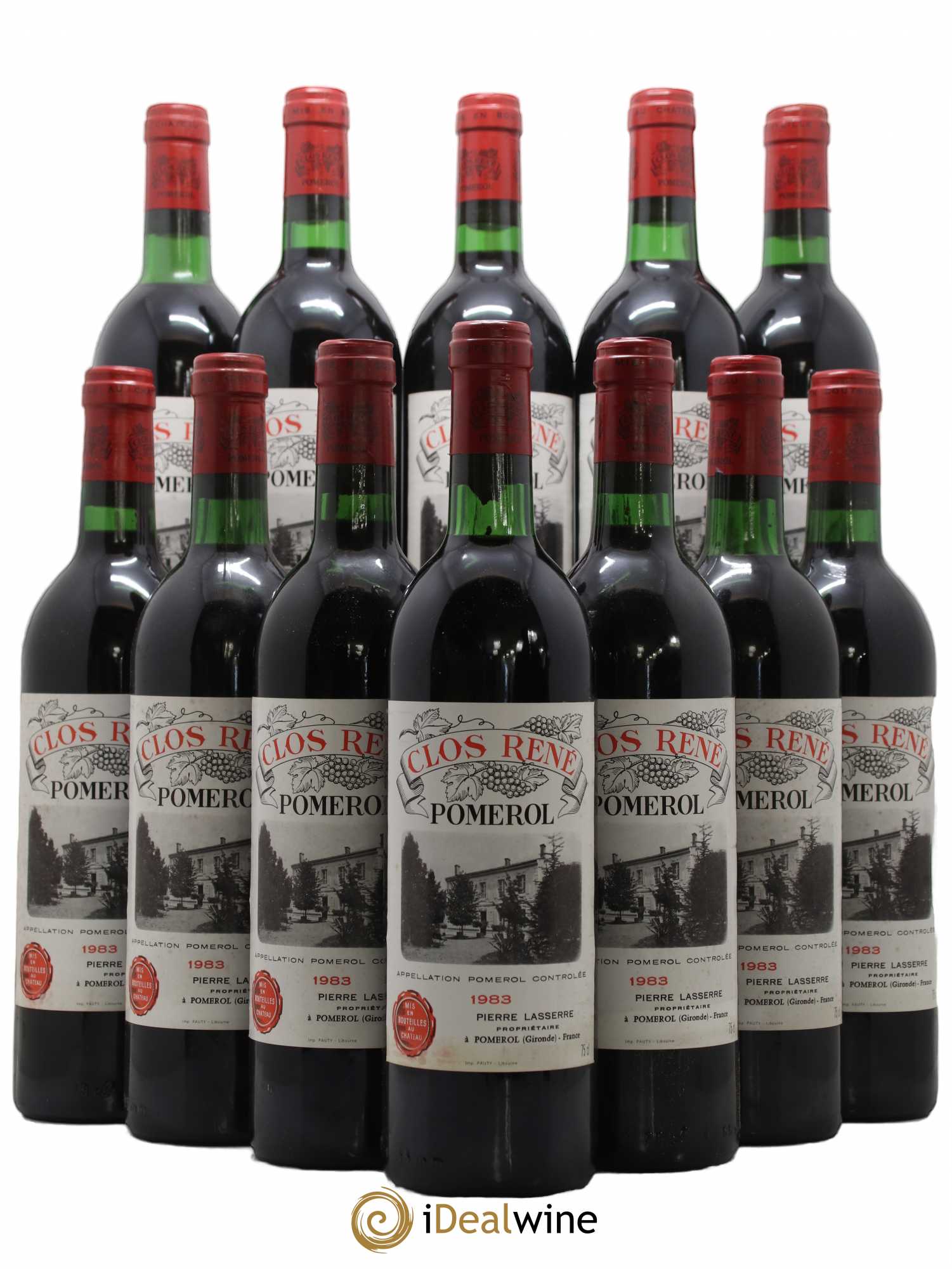 Clos René 1983 - Posten von 12 Flaschen - 0