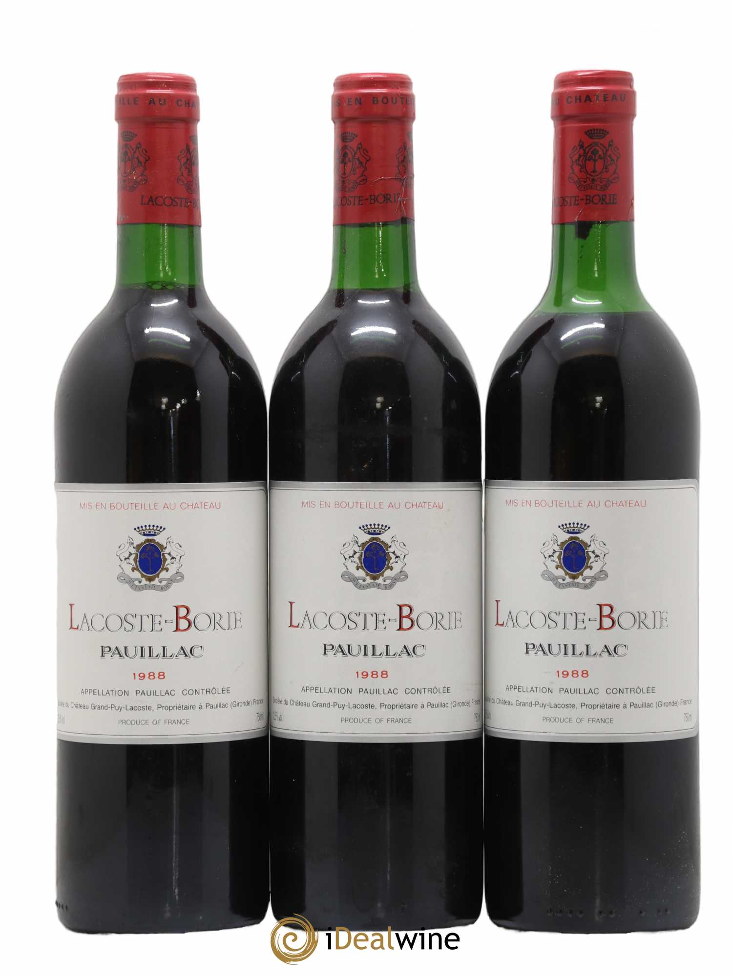 Lacoste Borie 1988 - Lot de 12 bouteilles - 3