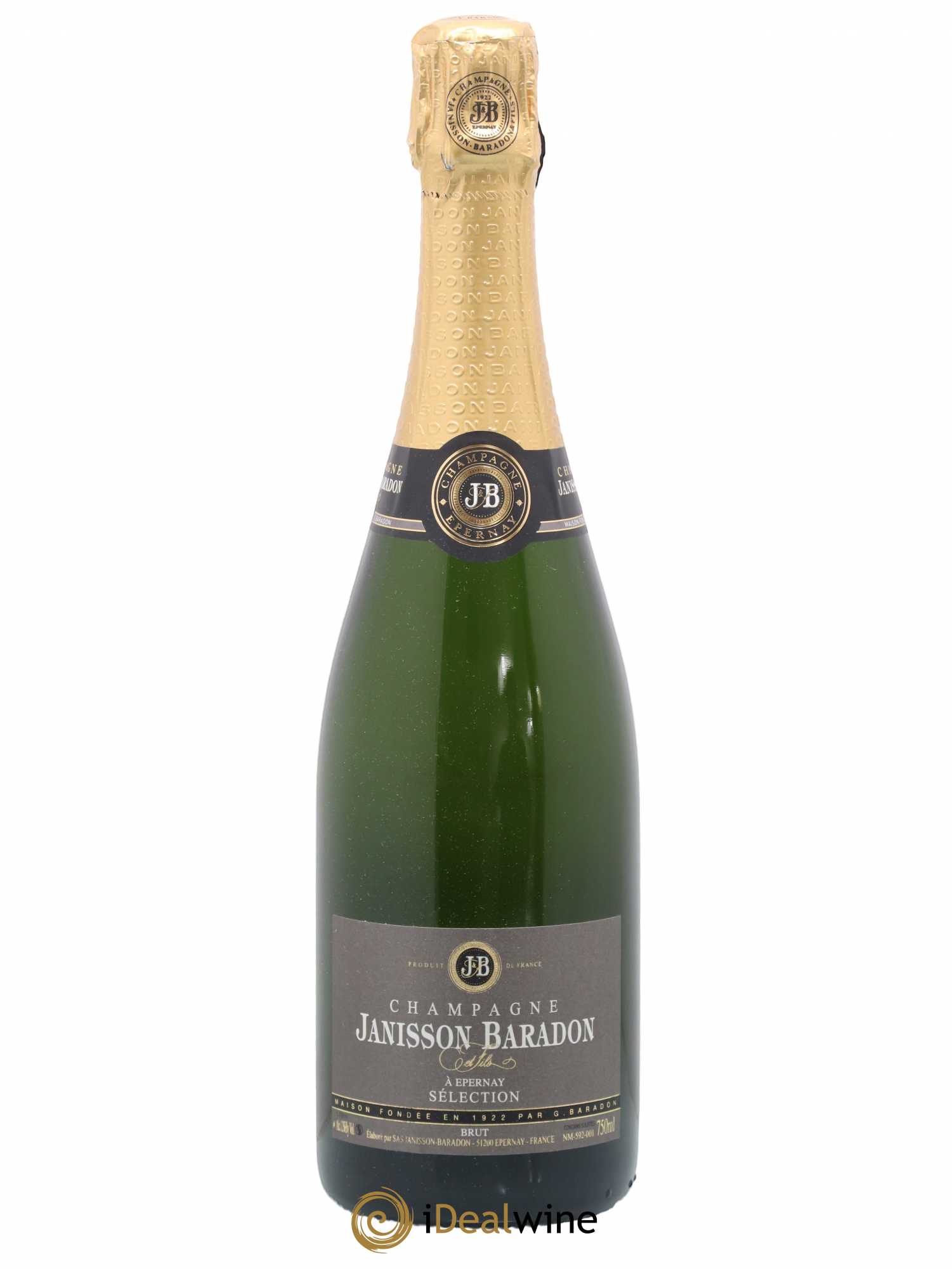 Champagne Brut Sélection Janisson-Baradon - Posten von 1 Flasche - 0