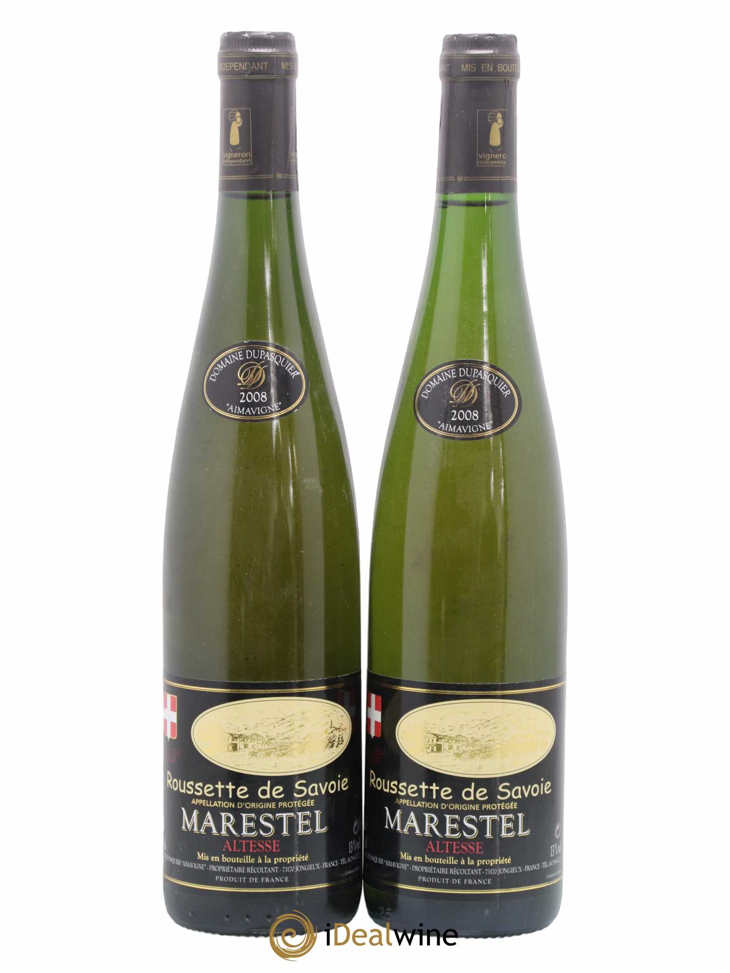 Vin de Savoie Marestel Roussette de Savoie Domaine Dupasquier 2008 - Posten von 2 Flaschen - 0