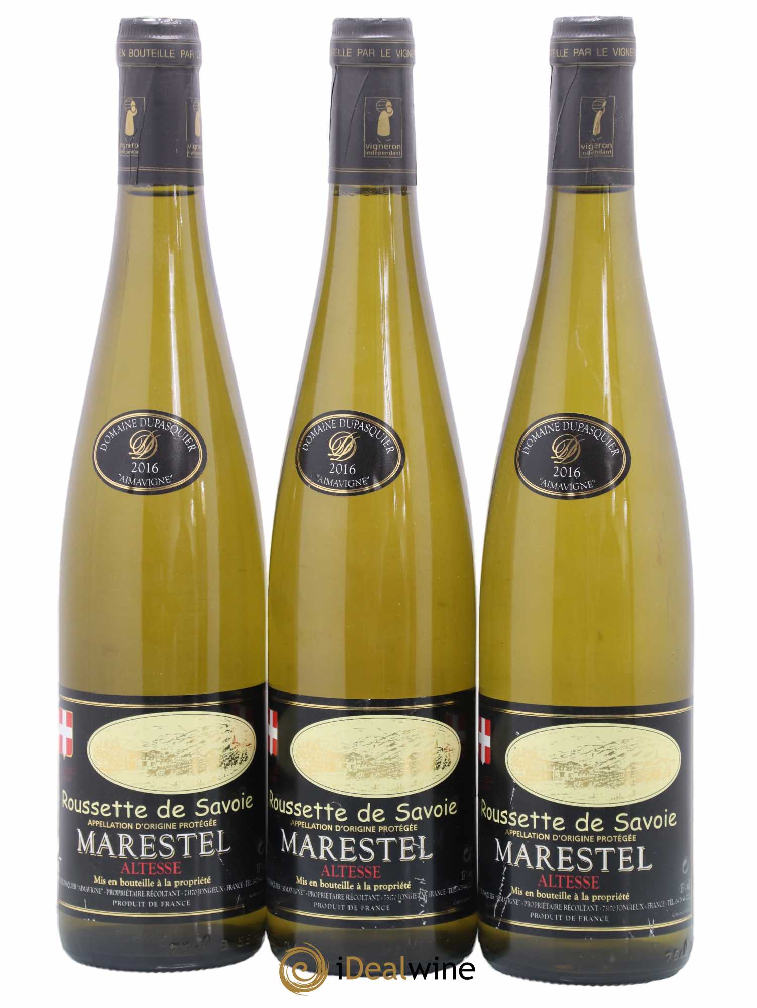 Vin de Savoie Marestel Roussette de Savoie Domaine Dupasquier 2016 - Posten von 3 Flaschen - 0