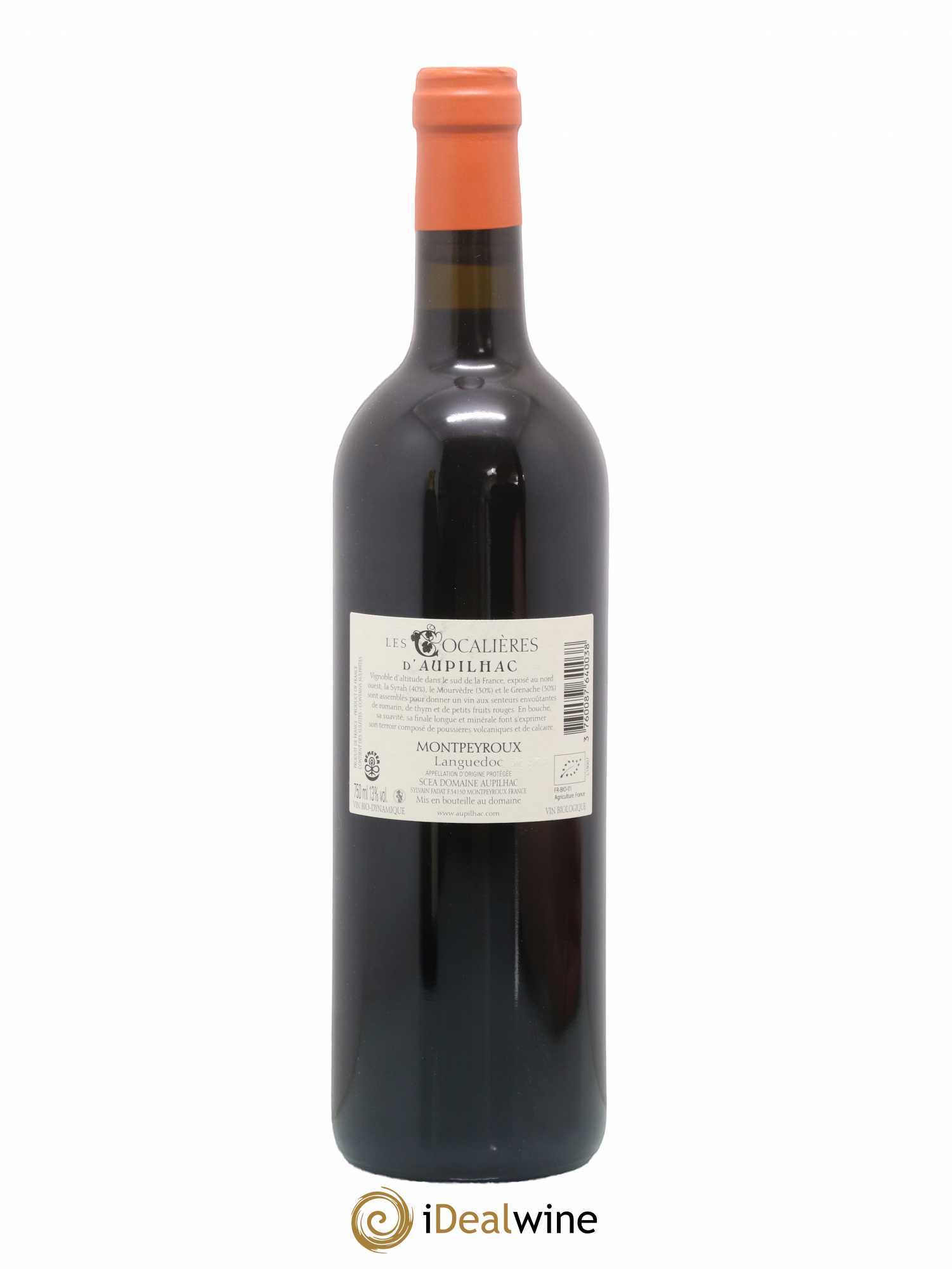 Languedoc Montpeyroux Aupilhac (Domaine d') Les Cocalières Sylvain Fadat 2019 - Lot de 1 bouteille - 1
