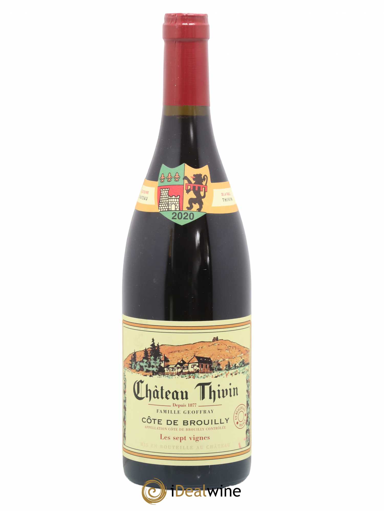Côte de Brouilly Les 7 Vignes Château Thivin 2020 - Lot de 1 bouteille - 0