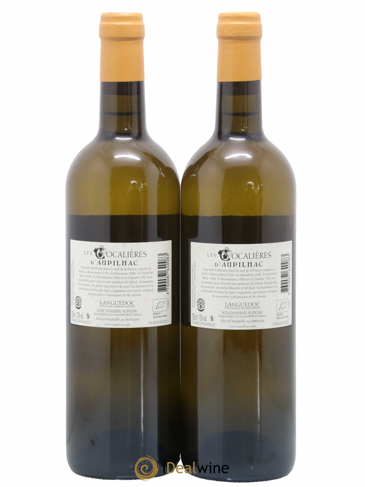 Languedoc Aupilhac (Domaine d') Les Cocalières Sylvain Fadat 2020 - Lot de 2 bouteilles - 1