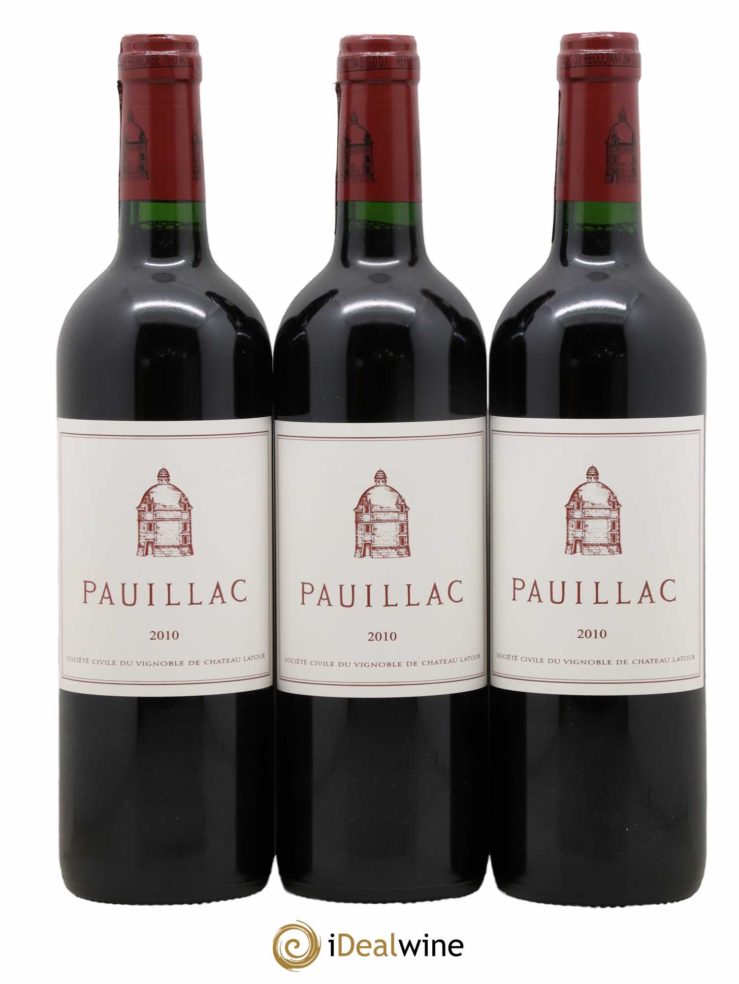 Pauillac de Château Latour 2010 - Lot de 6 bouteilles - 1