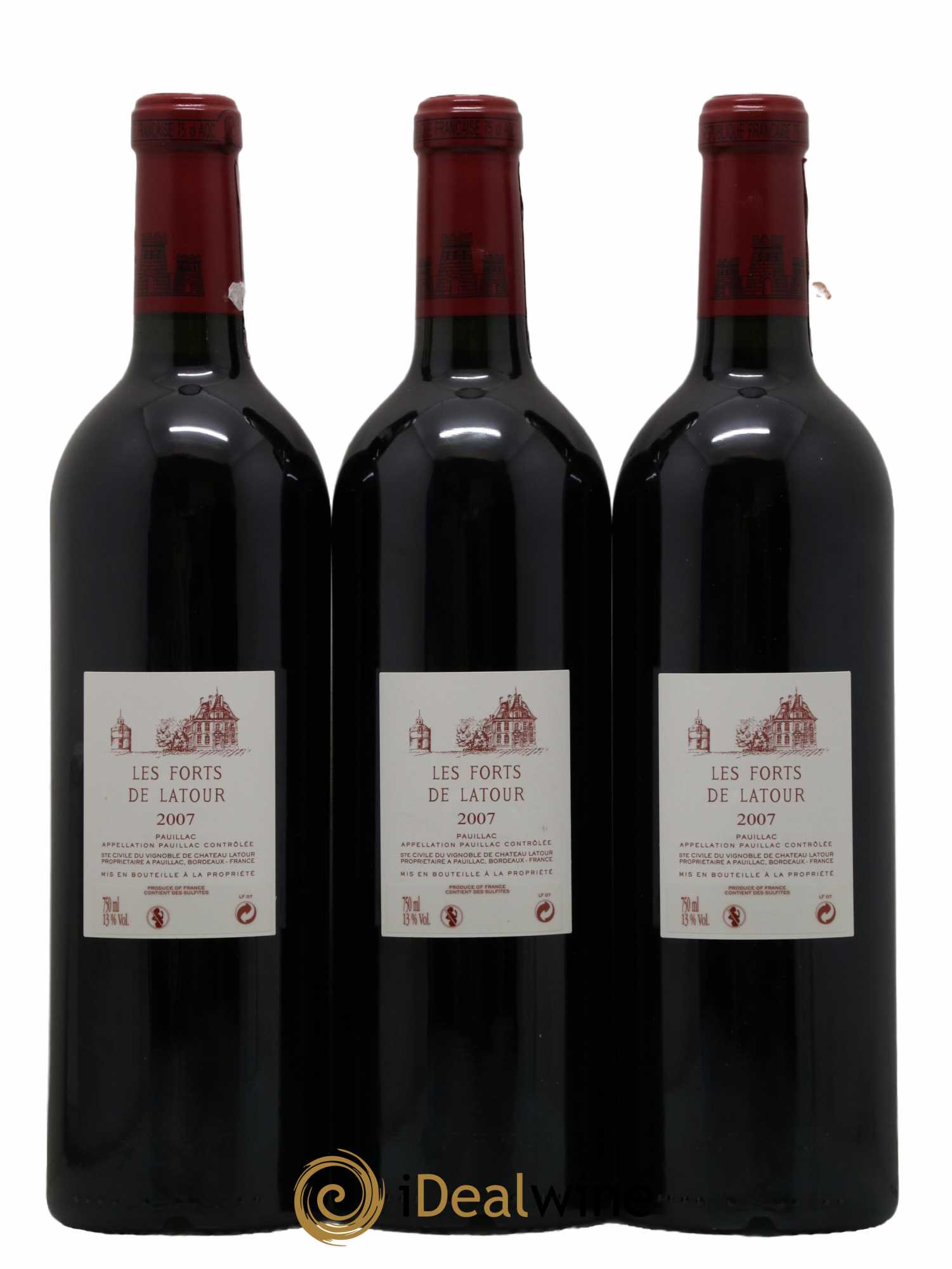 Les Forts de Latour Second Vin 2007 - Lot de 3 bouteilles - 1