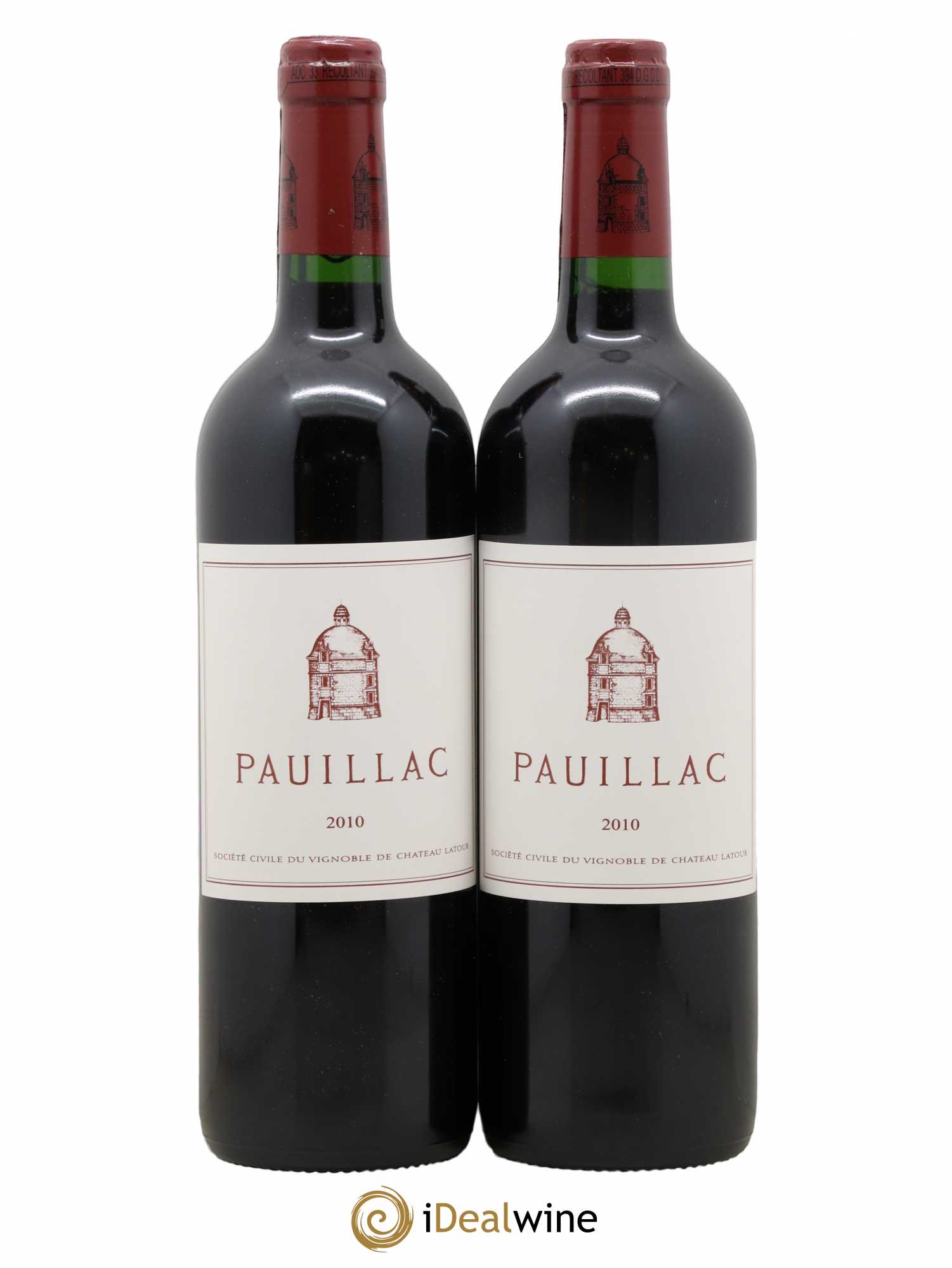 Pauillac de Château Latour 2010 - Lot de 2 bouteilles - 0
