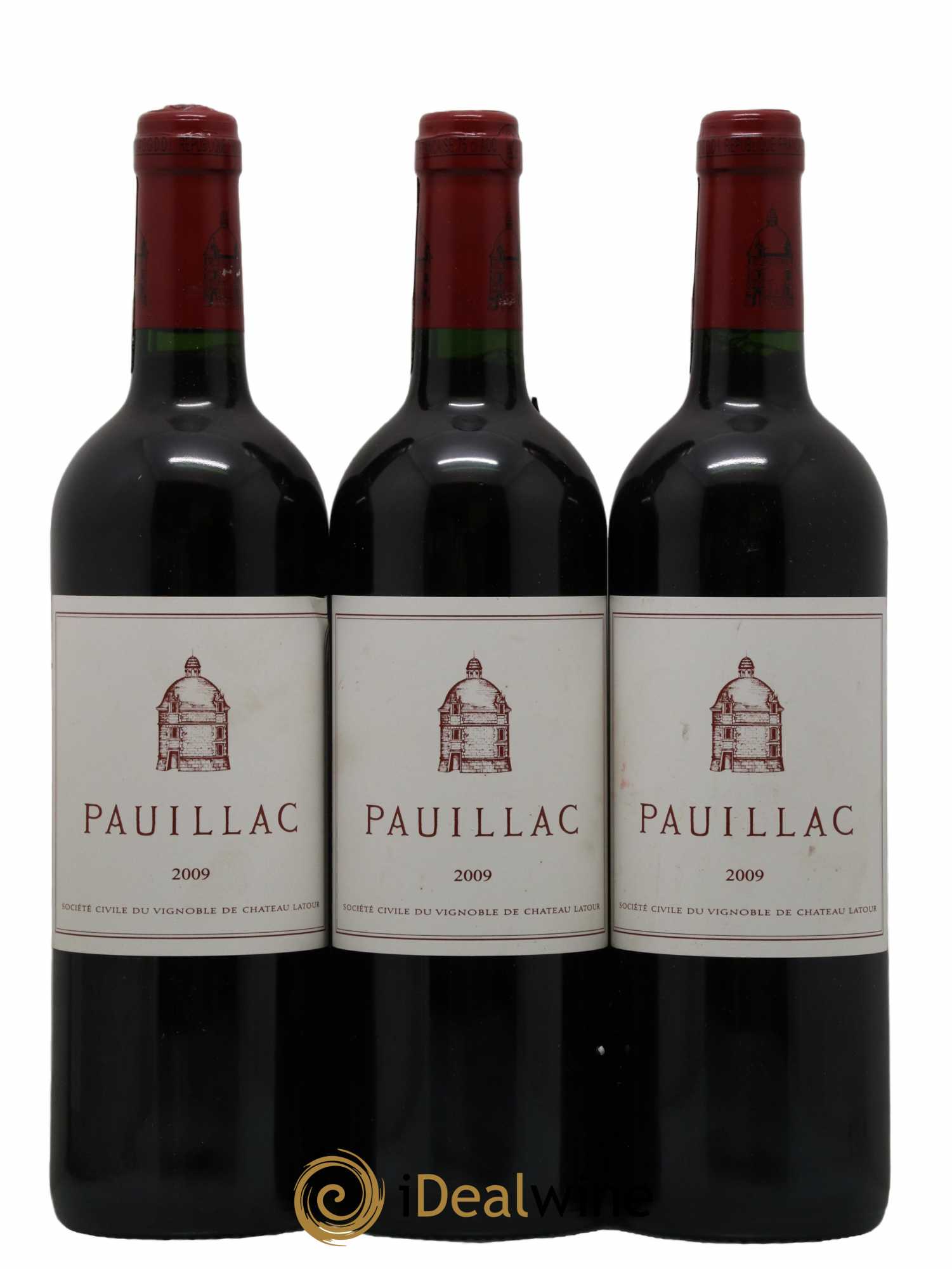 Pauillac de Château Latour 2009 - Lot de 3 bouteilles - 0
