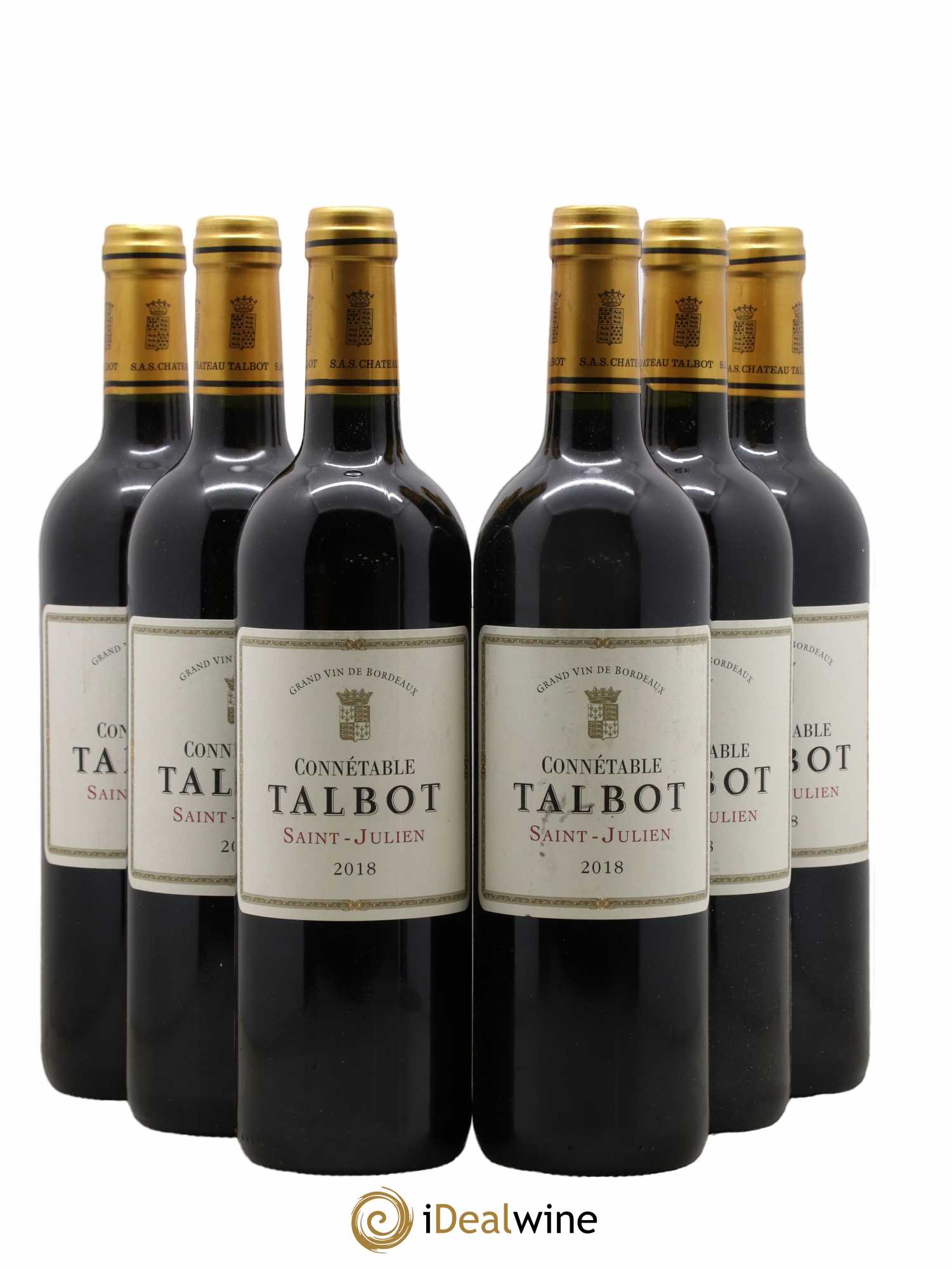 Connétable de Talbot Second Vin 2018 - Lot de 6 bouteilles - 0