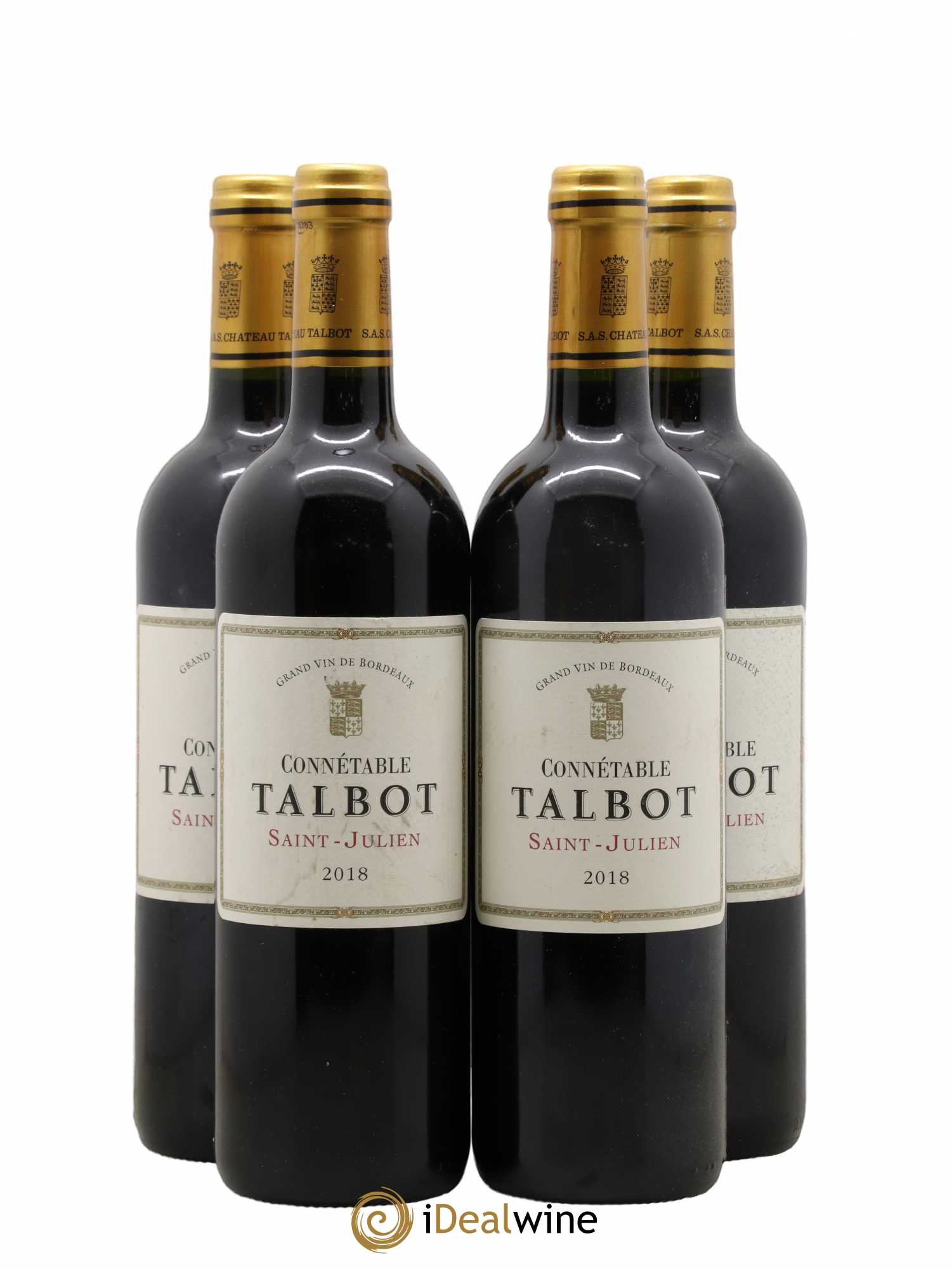 Connétable de Talbot Second Vin 2018 - Posten von 4 Flaschen - 0
