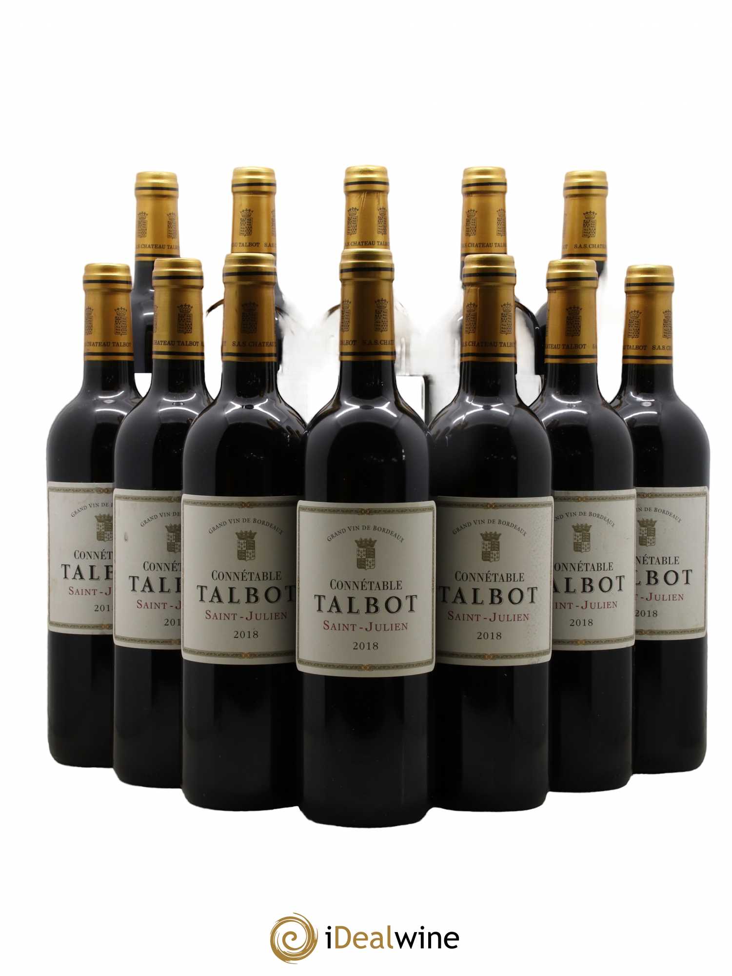 Connétable de Talbot Second Vin 2018 - Posten von 12 Flaschen - 0