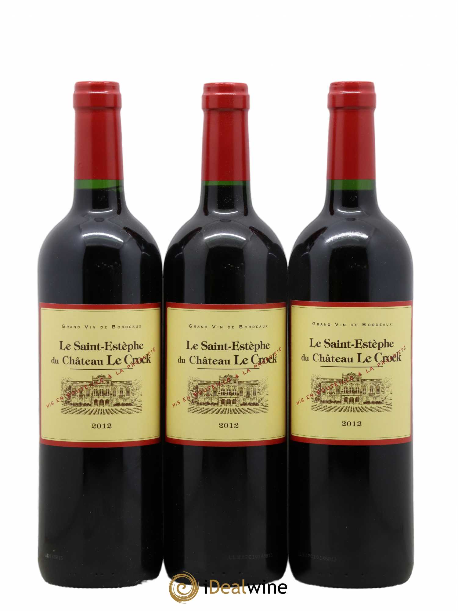 Saint-Estèphe Le Saint-Estèphe de château Le Crock 2012 - Posten von 12 Flaschen - 4