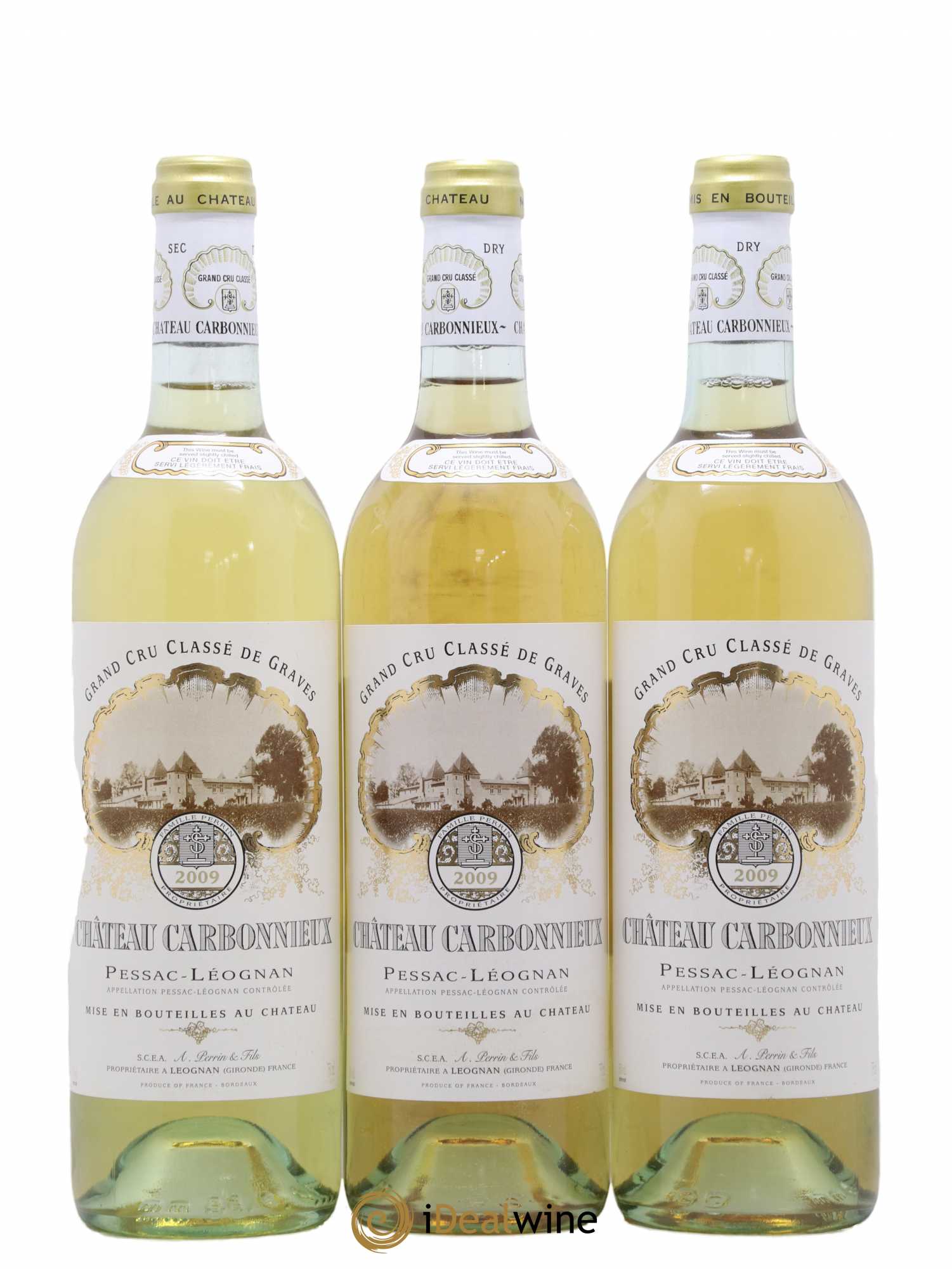Château Carbonnieux Cru Classé de Graves 2009 - Lot de 6 bouteilles - 1