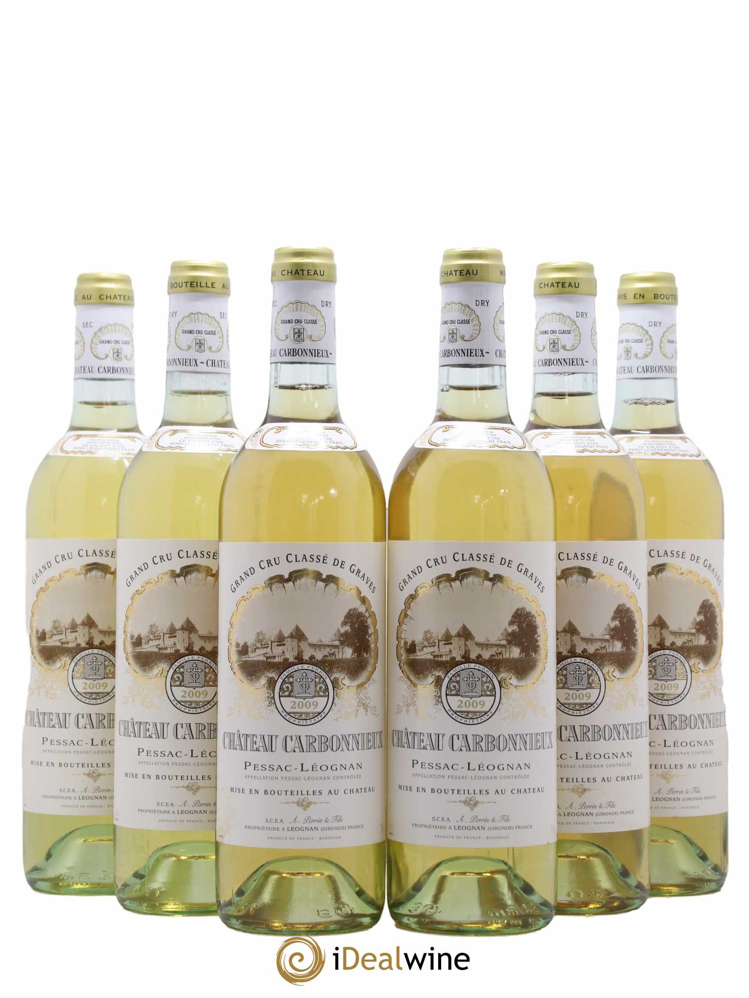 Château Carbonnieux Cru Classé de Graves 2009 - Lot de 6 bouteilles - 0