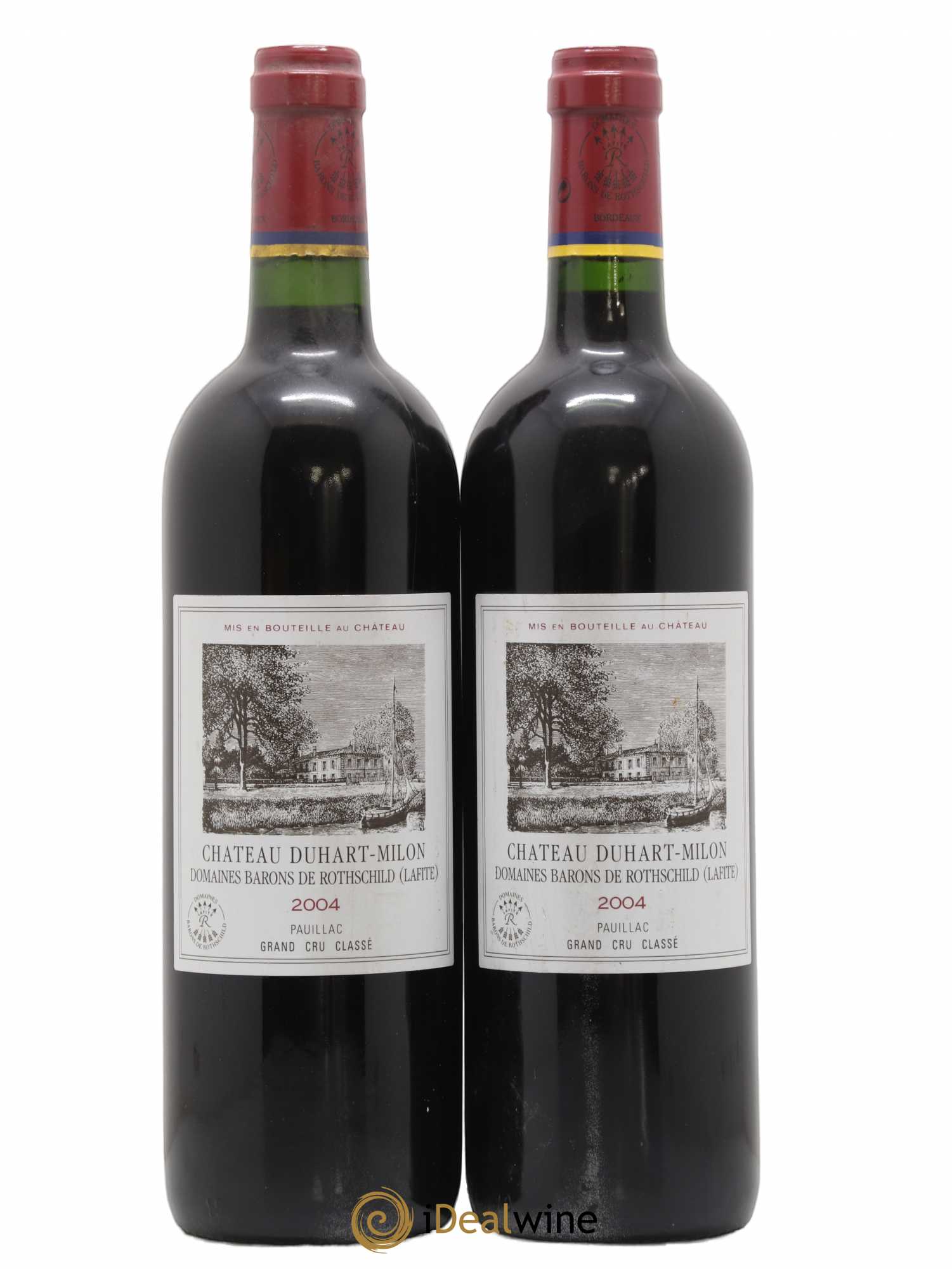Château Duhart-Milon 4ème Grand Cru Classé 2004 - Lot de 2 bouteilles - 0