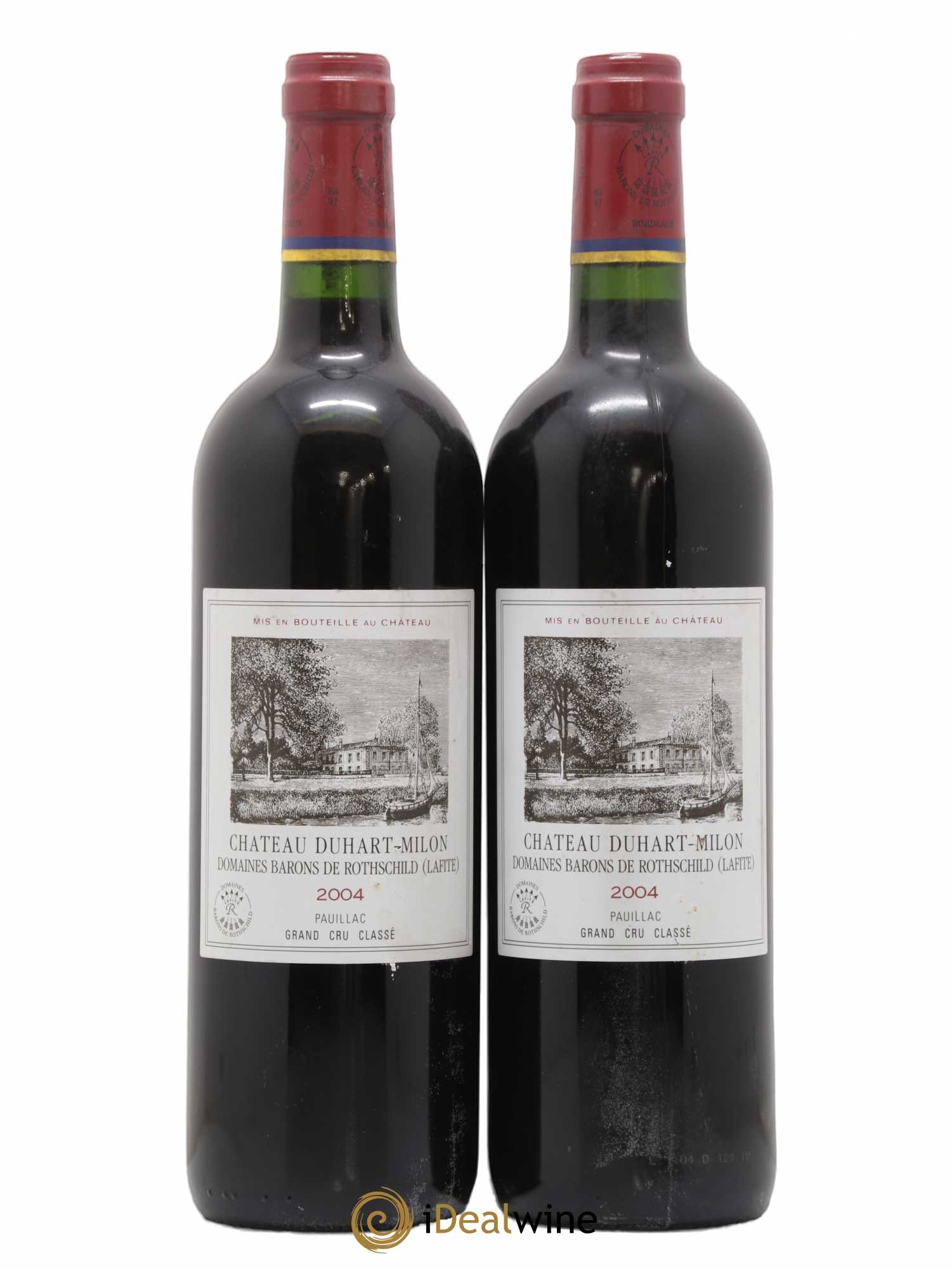 Château Duhart-Milon 4ème Grand Cru Classé 2004 - Lot de 2 bouteilles - 0