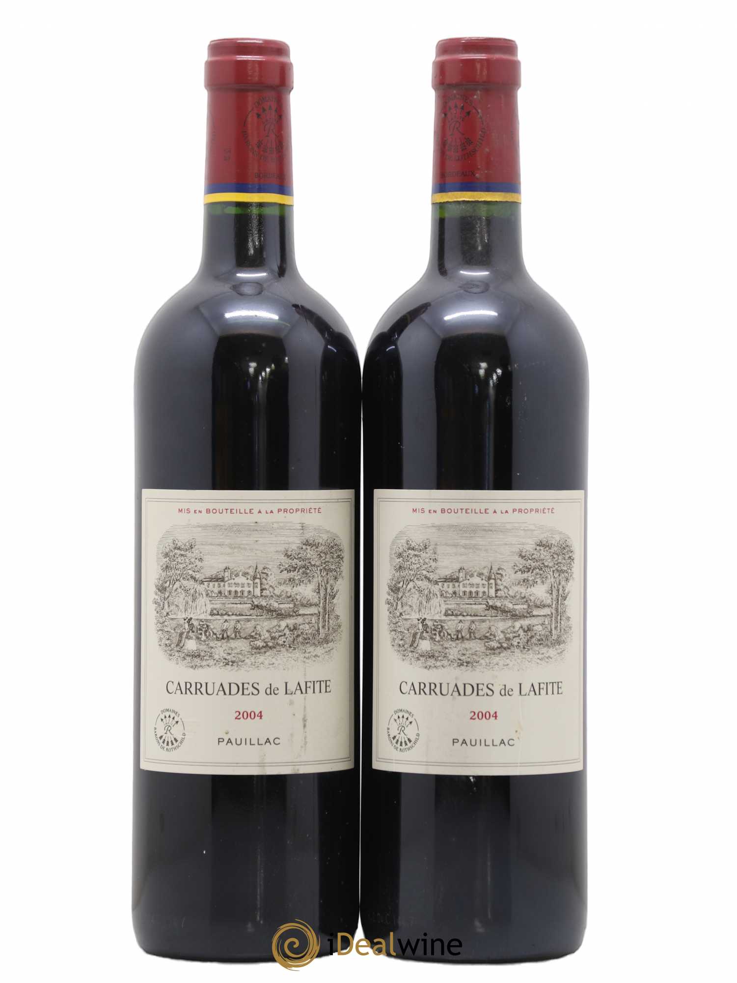 Carruades de Lafite Rothschild Second Vin 2004 - Lot de 2 bouteilles - 0
