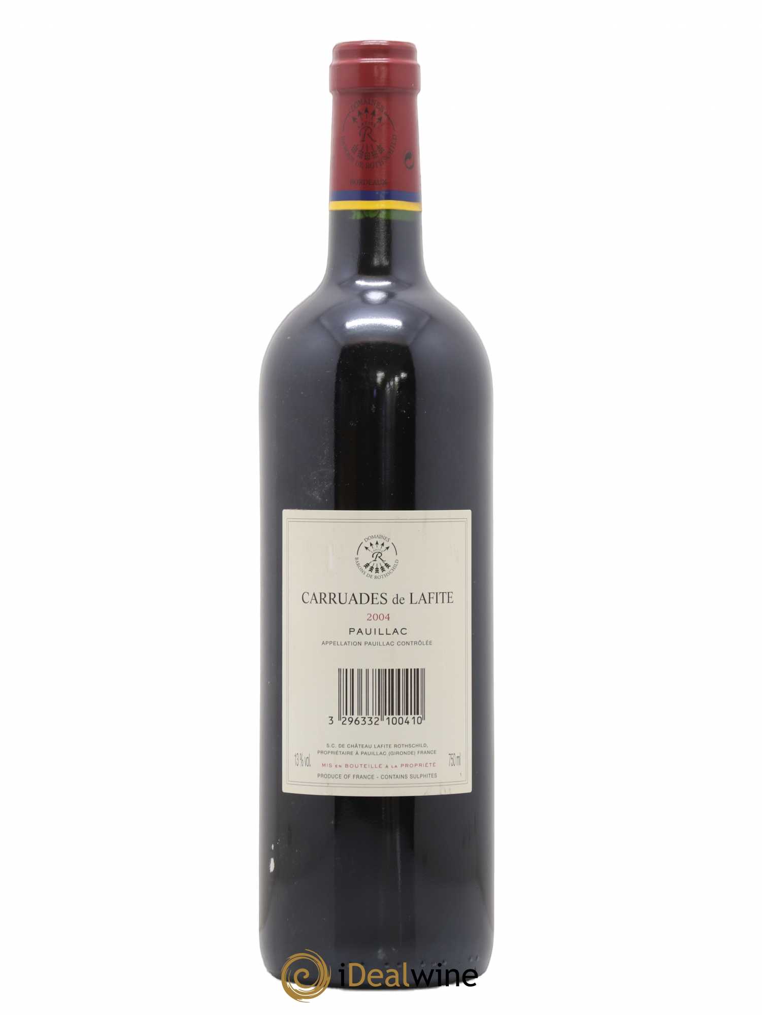 Carruades de Lafite Rothschild Second Vin 2004 - Lot de 1 bouteille - 1