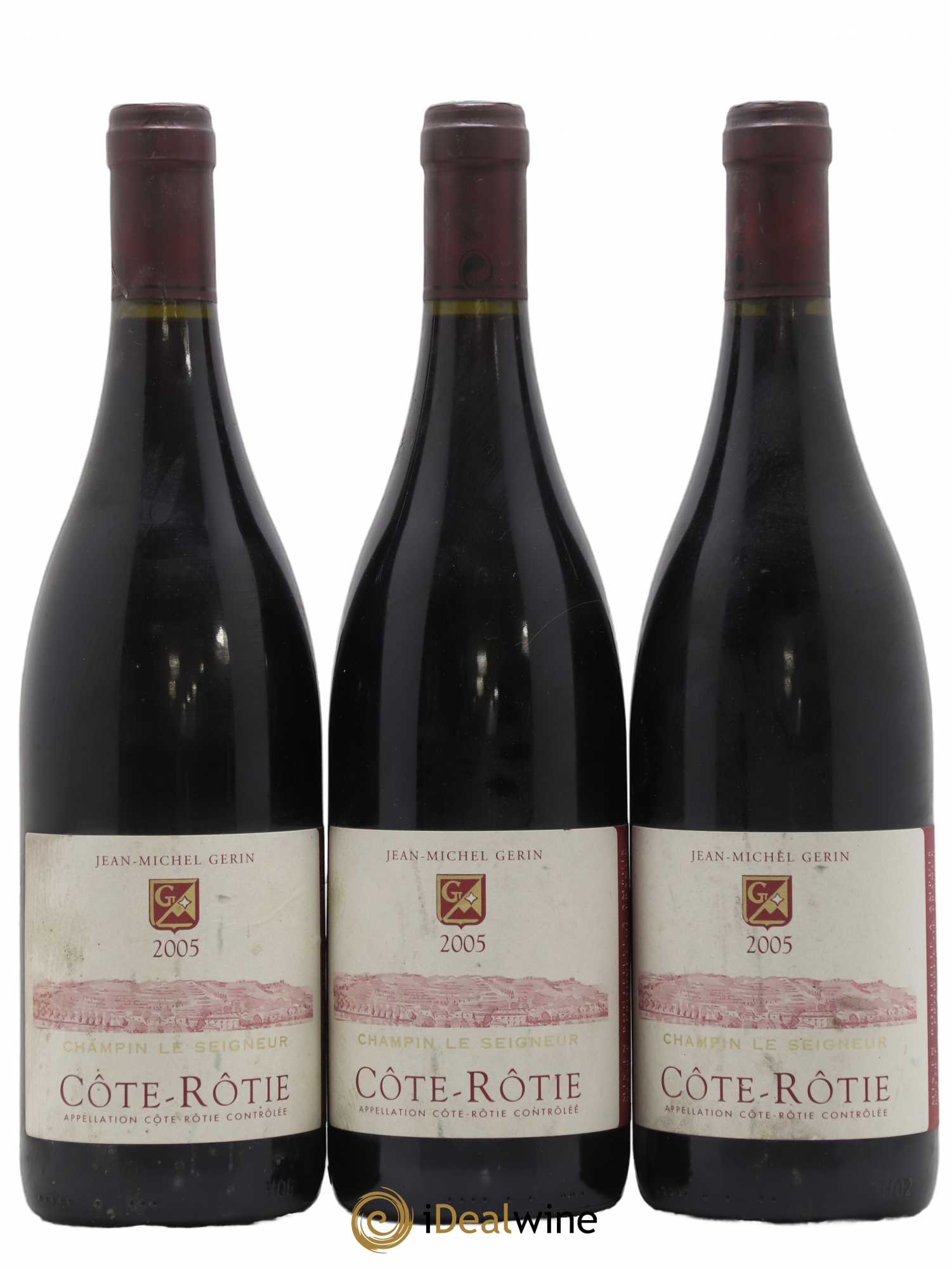 Côte-Rôtie Champin Le Seigneur Jean-Michel Gerin 2005 - Lot de 3 bouteilles - 0