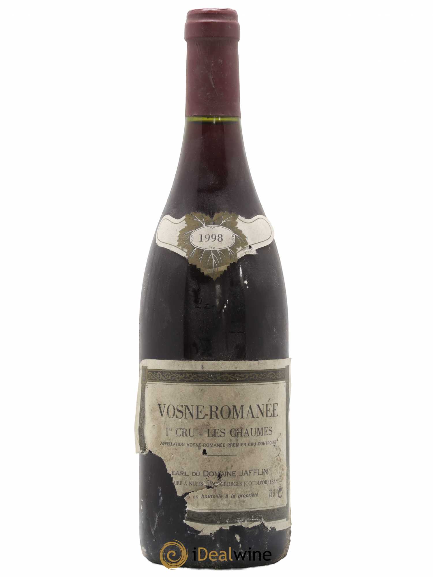 Vosne-Romanée 1er Cru Les Chaumes Jafflin 1998 - Posten von 1 Flasche - 0