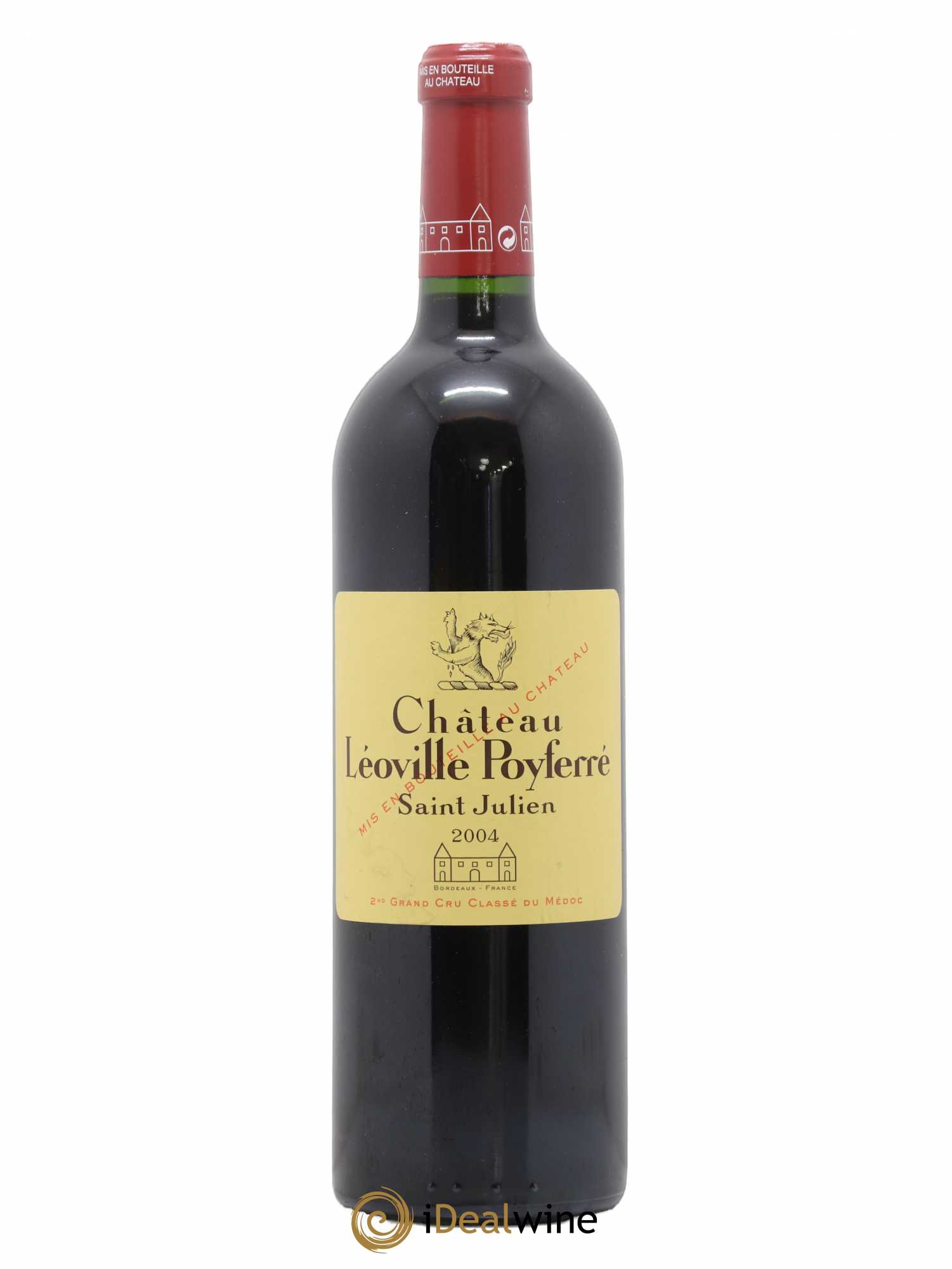 Château Léoville Poyferré 2ème Grand Cru Classé 2004 - Lot de 1 bouteille - 0