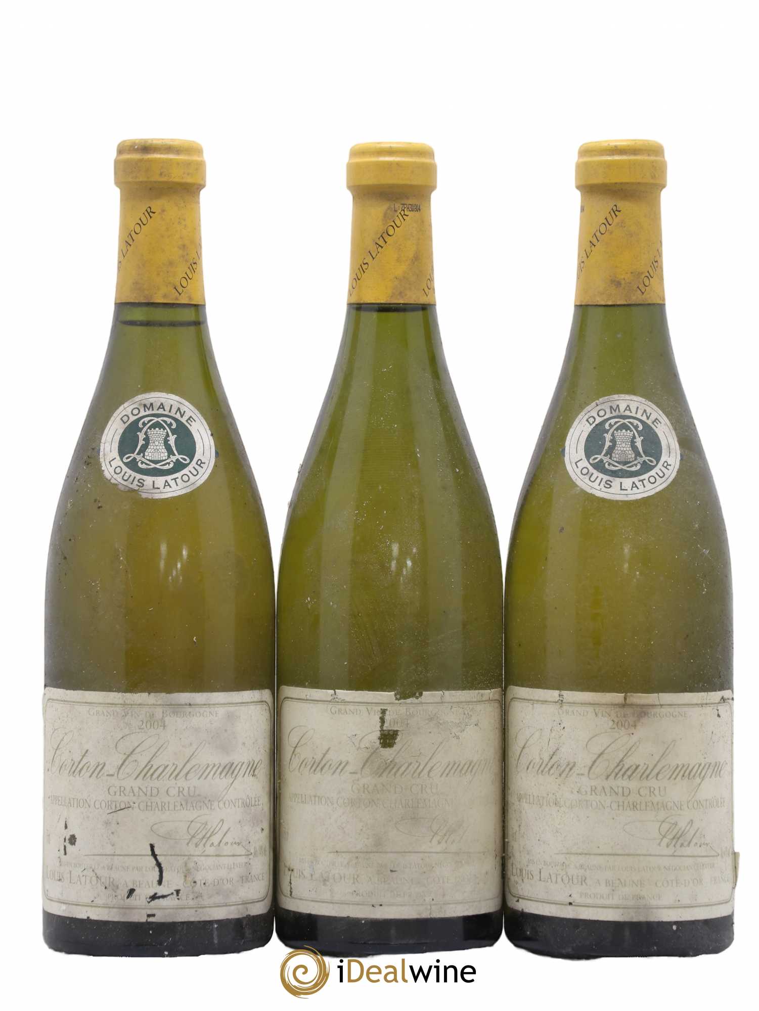 Corton-Charlemagne Grand Cru Louis Latour 2004 - Lot de 3 bouteilles - 0