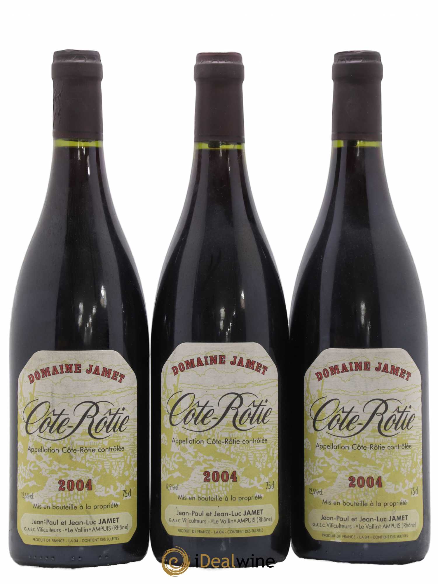 Côte-Rôtie Jamet (Domaine) 2004 - Lot de 3 bouteilles - 0