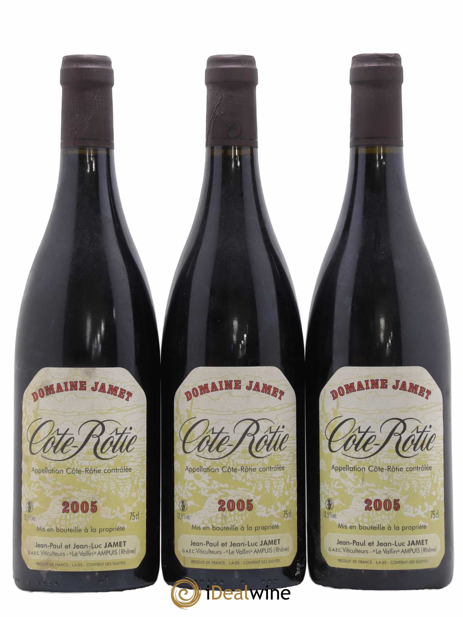 Côte-Rôtie Jamet (Domaine) 2005 - Lot de 3 bouteilles - 0