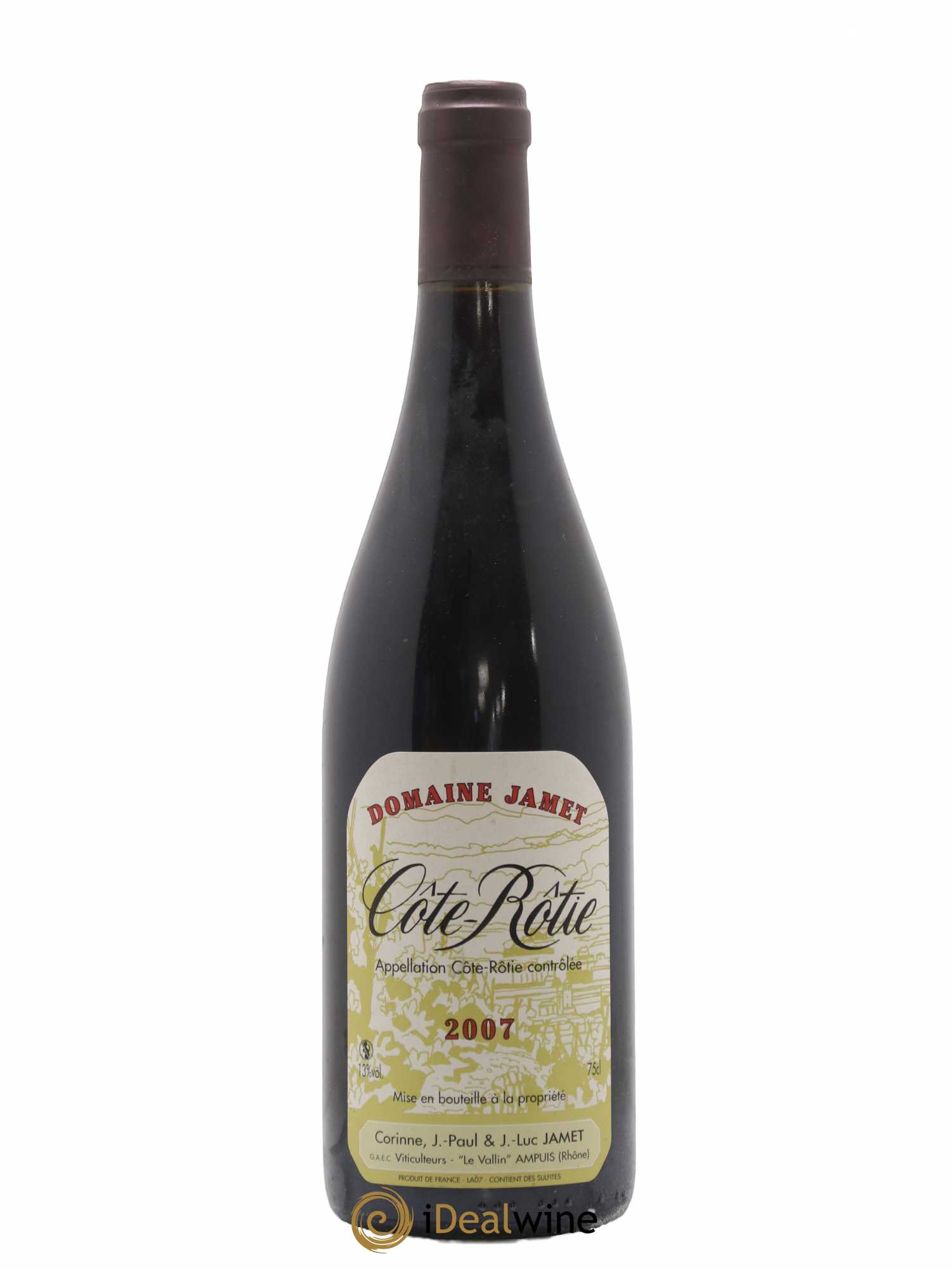 Côte-Rôtie Jamet (Domaine) 2007 - Lot de 1 bouteille - 0