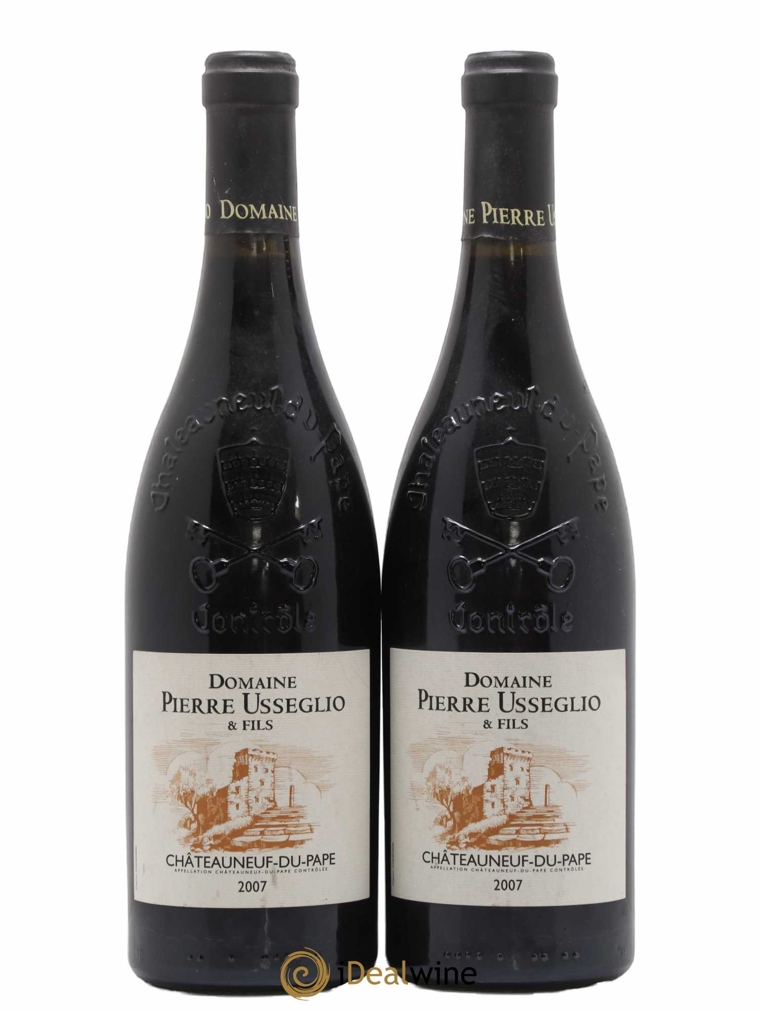 Châteauneuf-du-Pape Tradition Pierre Usseglio & Fils 2007 - Lot de 2 bouteilles - 0
