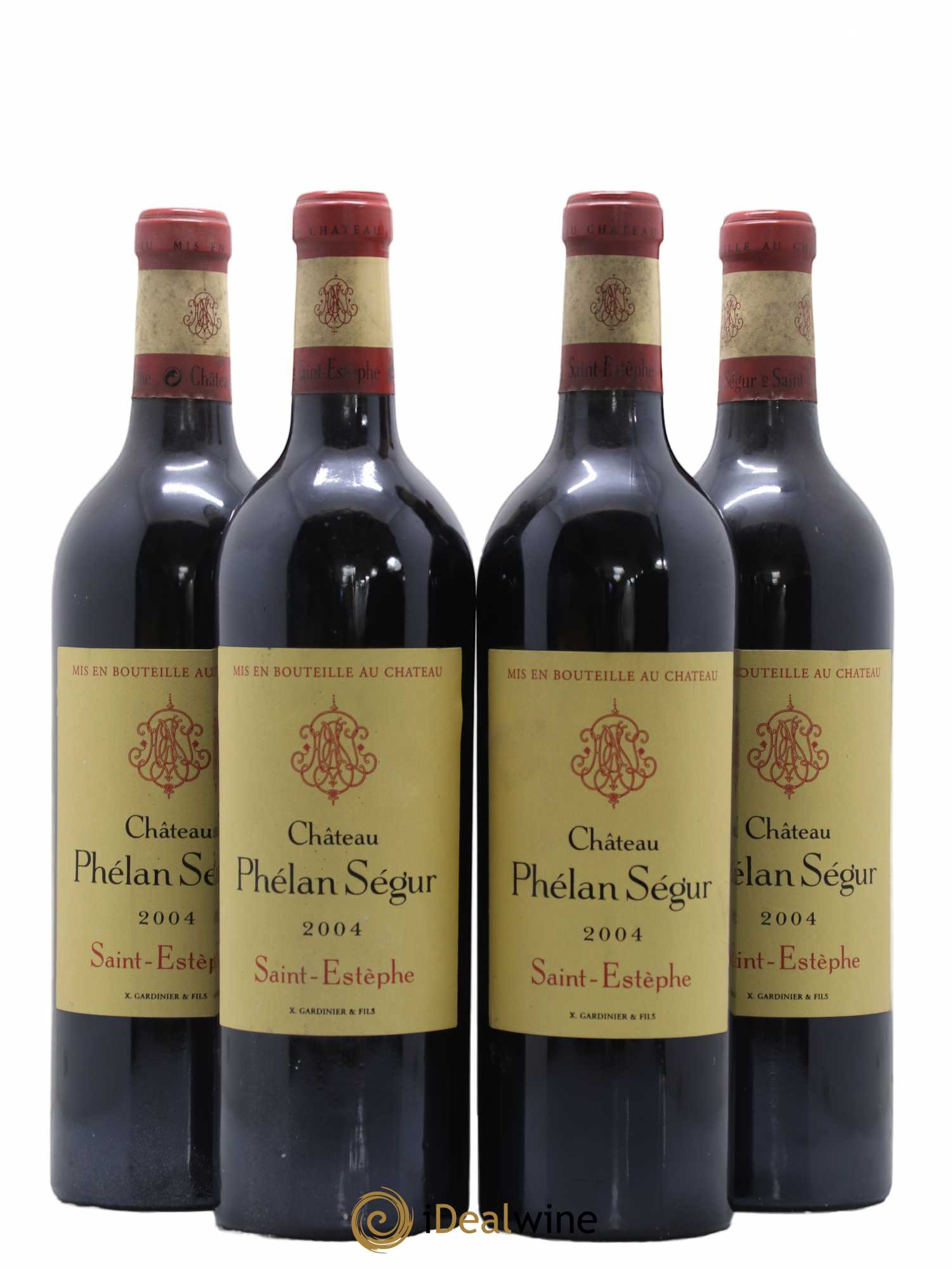 Château Phélan Ségur 2004 - Lot de 4 bouteilles - 0