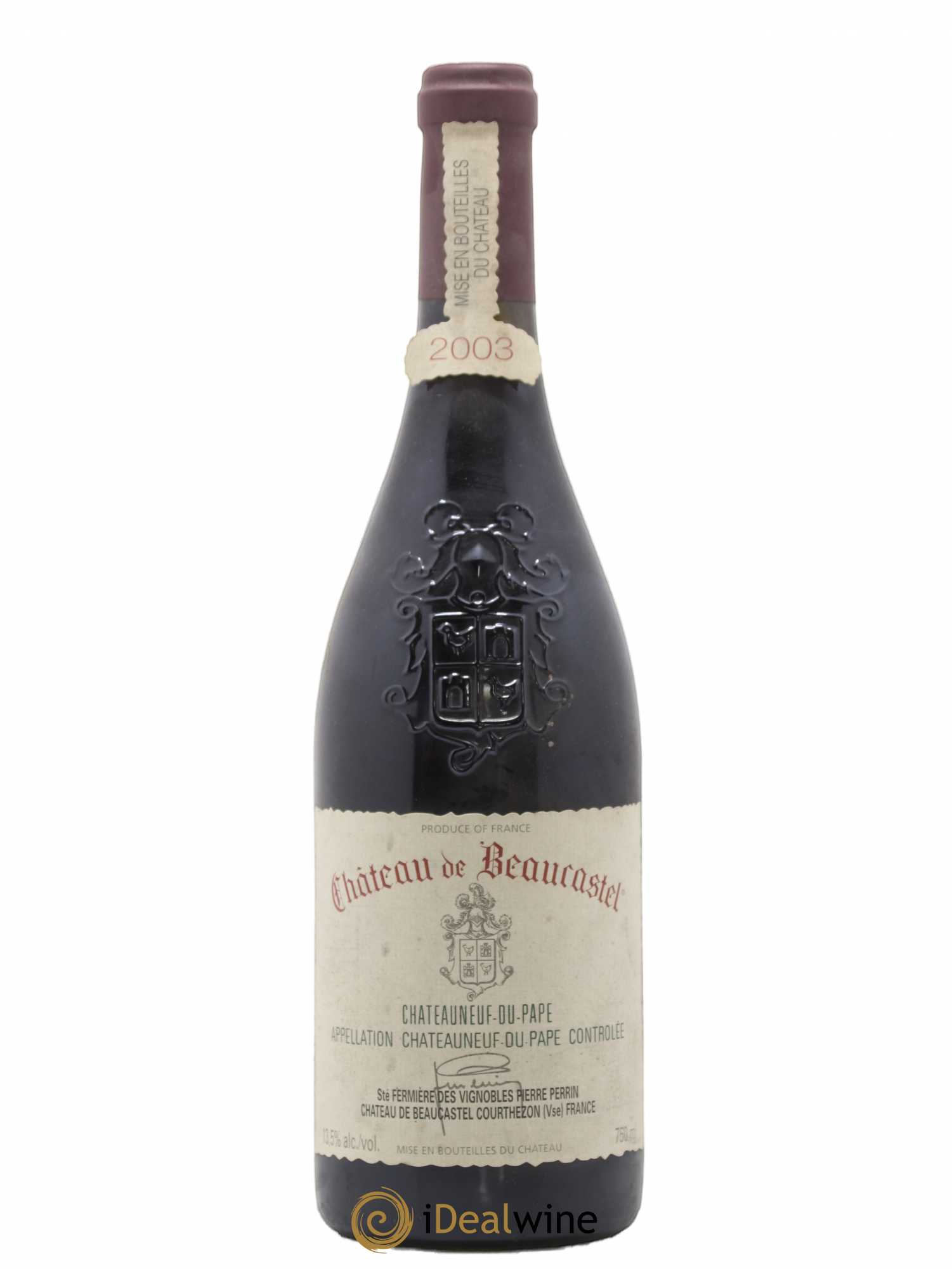 Châteauneuf-du-Pape Château de Beaucastel Famille Perrin 2003 - Lot de 1 bouteille - 0