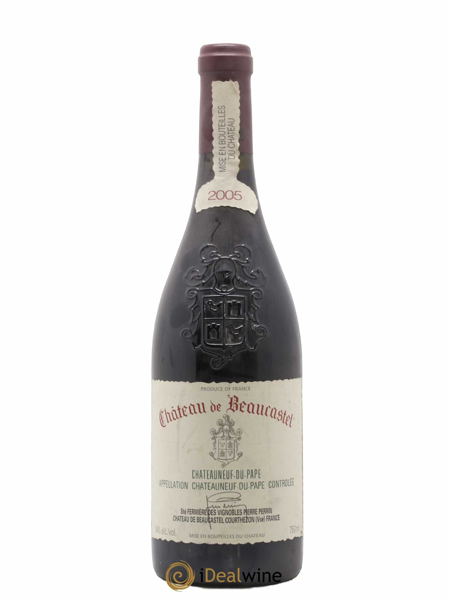Châteauneuf-du-Pape Château de Beaucastel Famille Perrin 2005 - Lot de 1 bouteille - 0