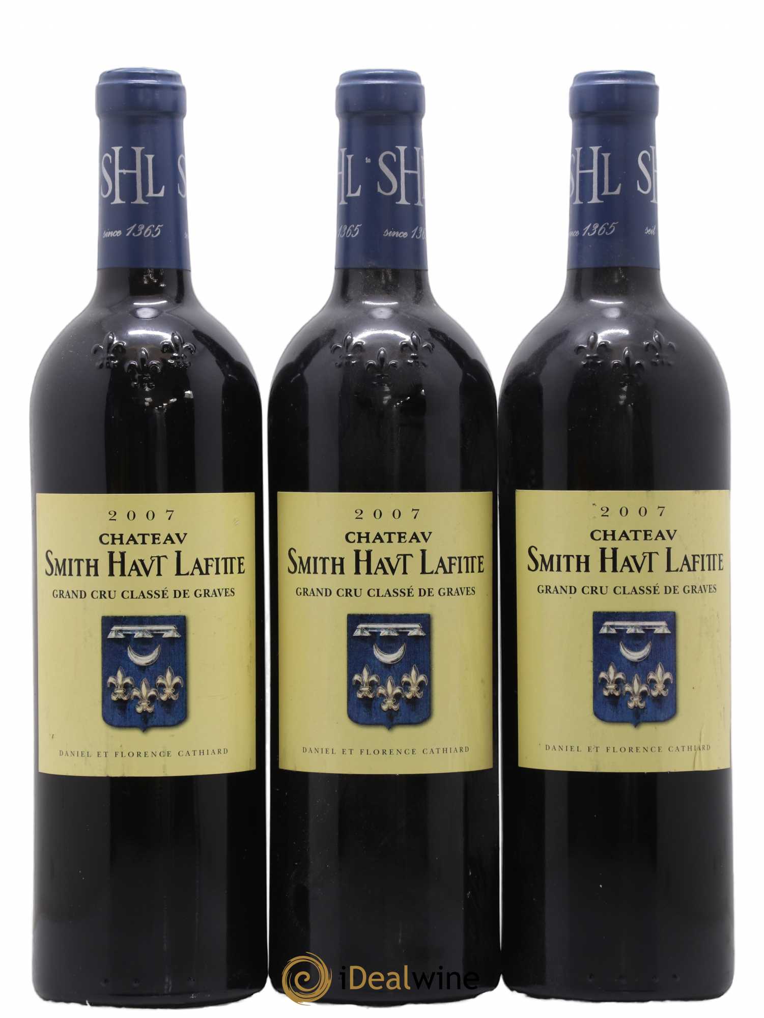 Château Smith Haut Lafitte Cru Classé de Graves 2007 - Lot de 3 bouteilles - 0